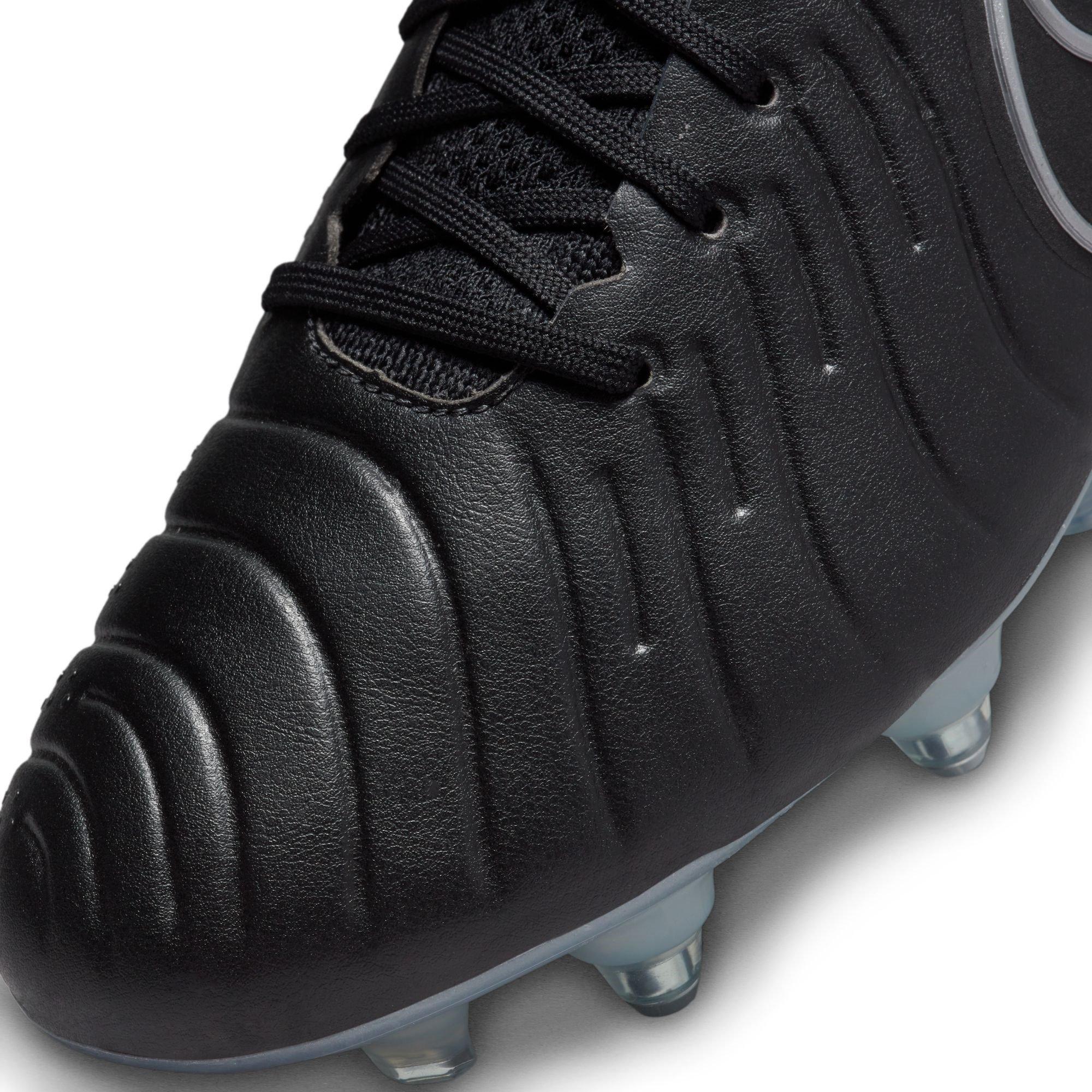 Black/Chrome - Nike - Tiempo Legend 10 Elite Adults Soft Ground Football Boots - 7