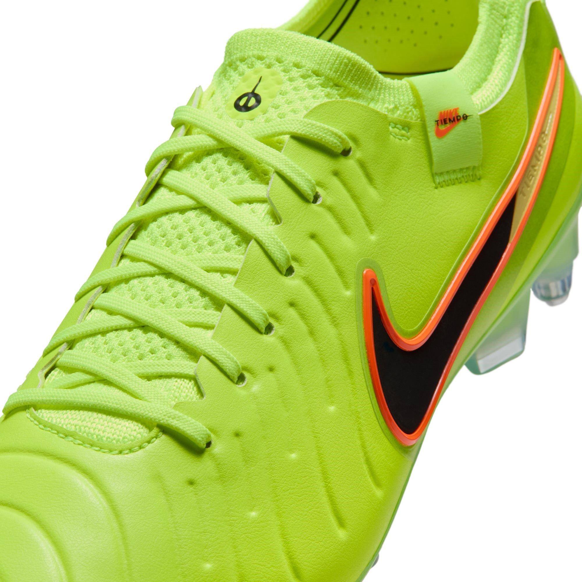 Volt/Black - Nike - Tiempo Legend 10 Elite Adults Soft Ground Football Boots - 7