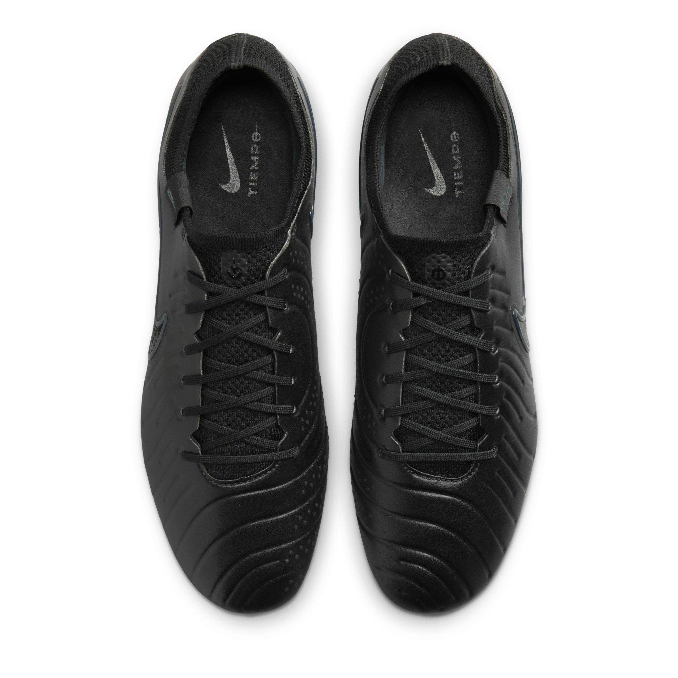 Black/Green - Nike - Tiempo Legend 10 Elite Adults Soft Ground Football Boots - 5