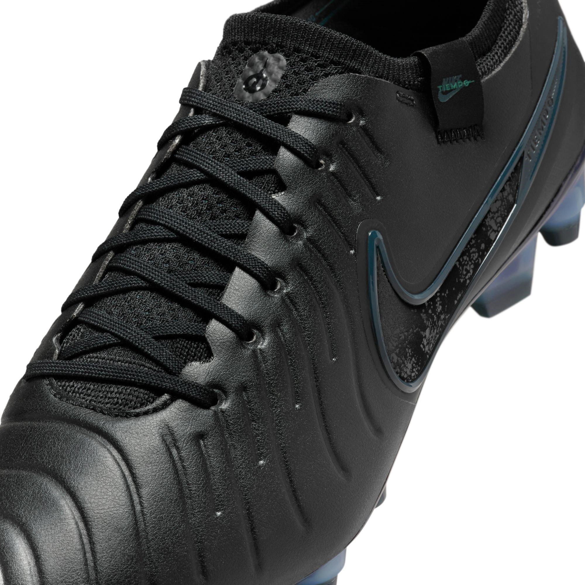 Black/Green - Nike - Tiempo Legend 10 Elite Adults Soft Ground Football Boots - 7