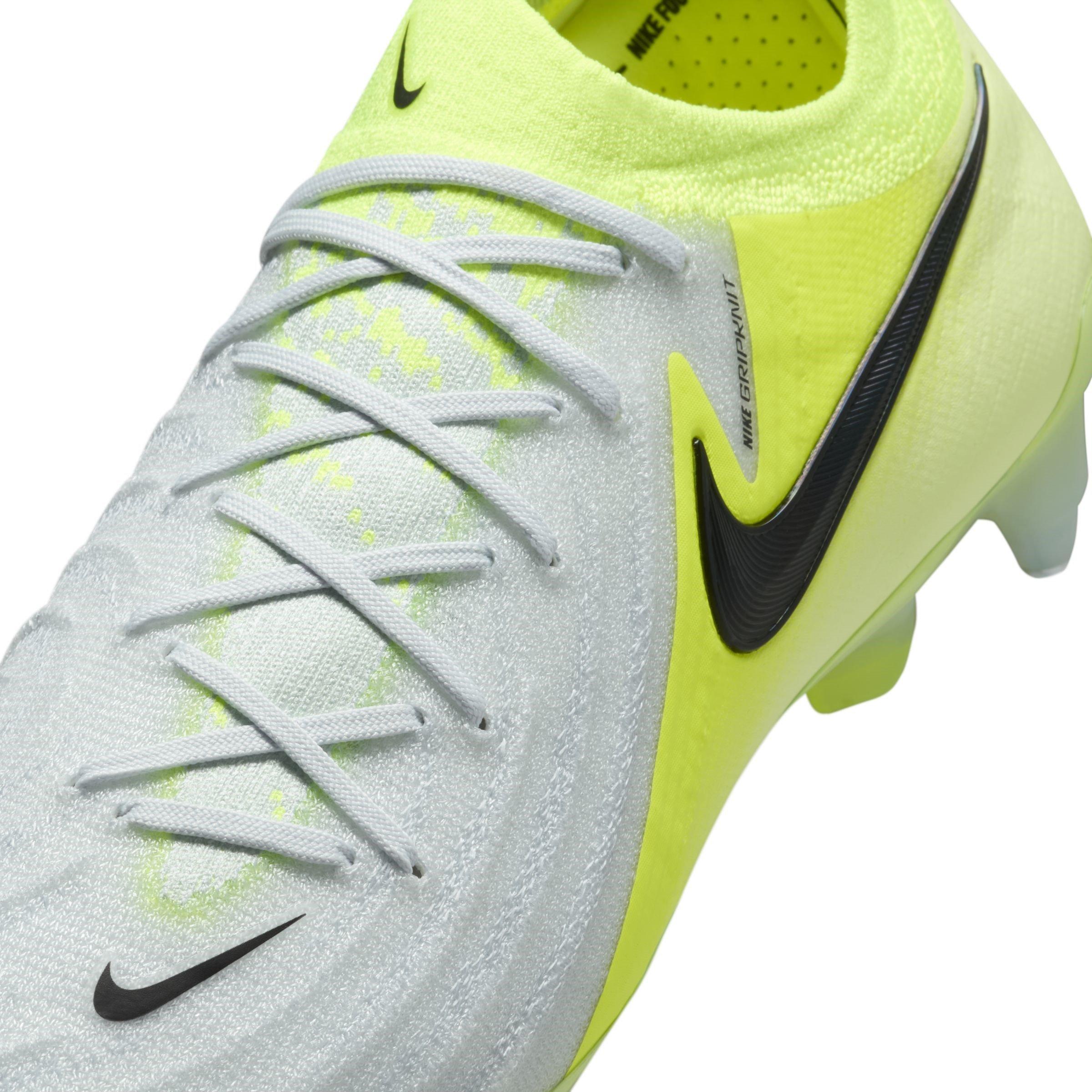 Silber/Volt - Nike - Phantom GX 2 Elite Adults Soft Ground Football Boots - 8