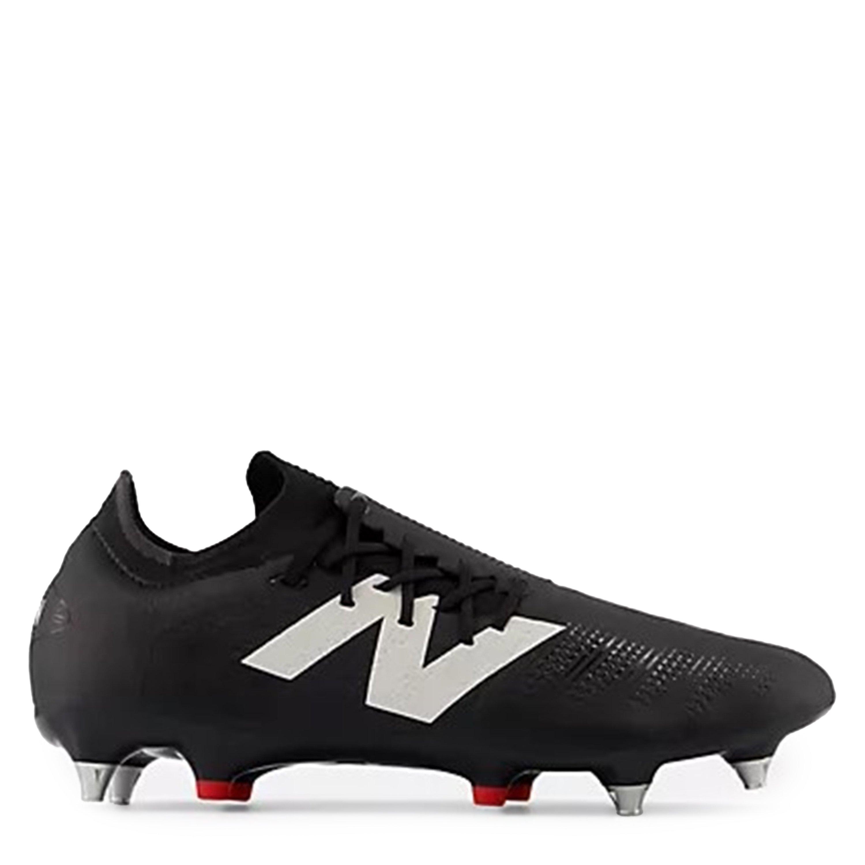Zwart/Wit - New Balance - Furon V7+ Pro Soft Ground Football Boots - 1