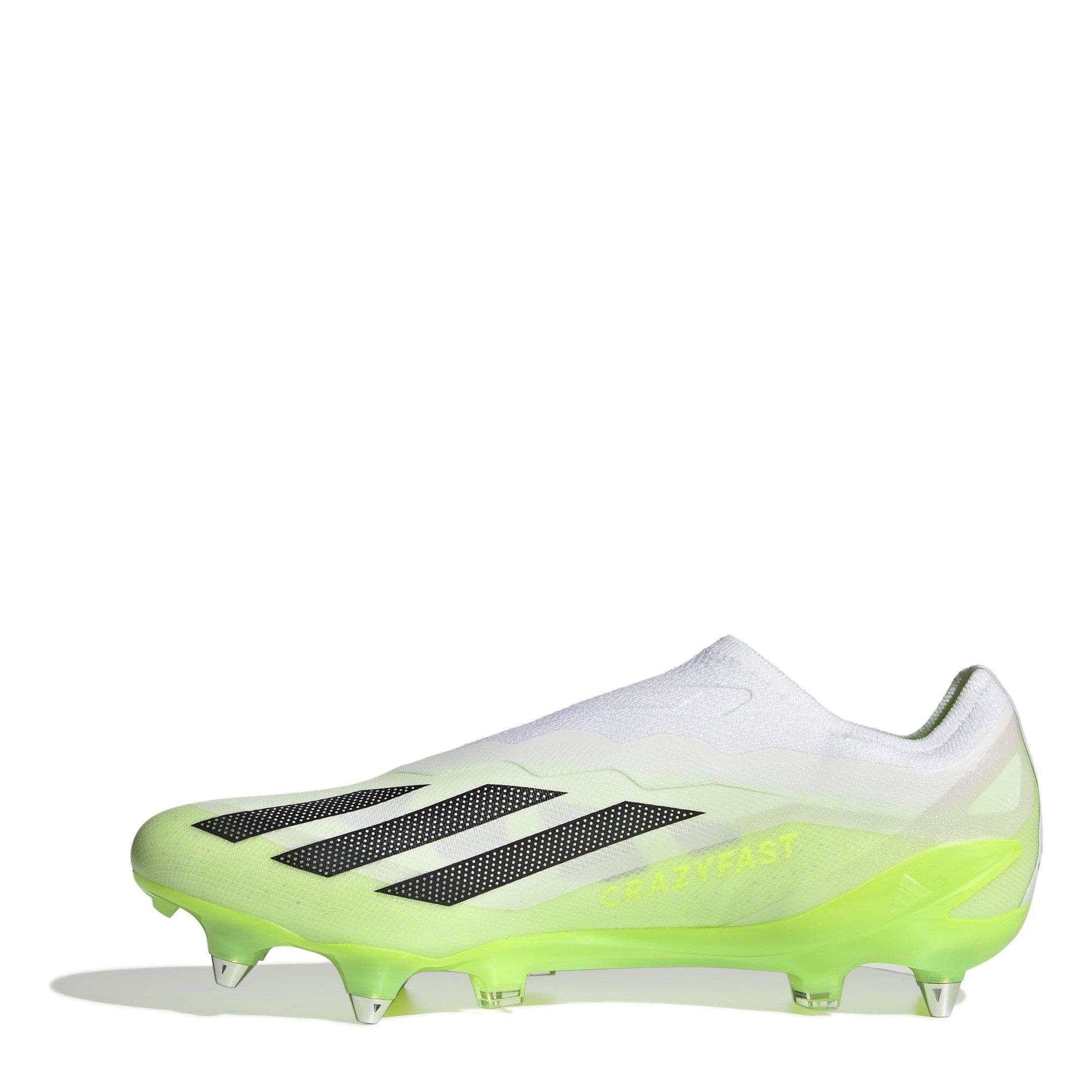 Branco/Preto - adidas - X Crazyfast.1 Laceless SG Football Boots - 2