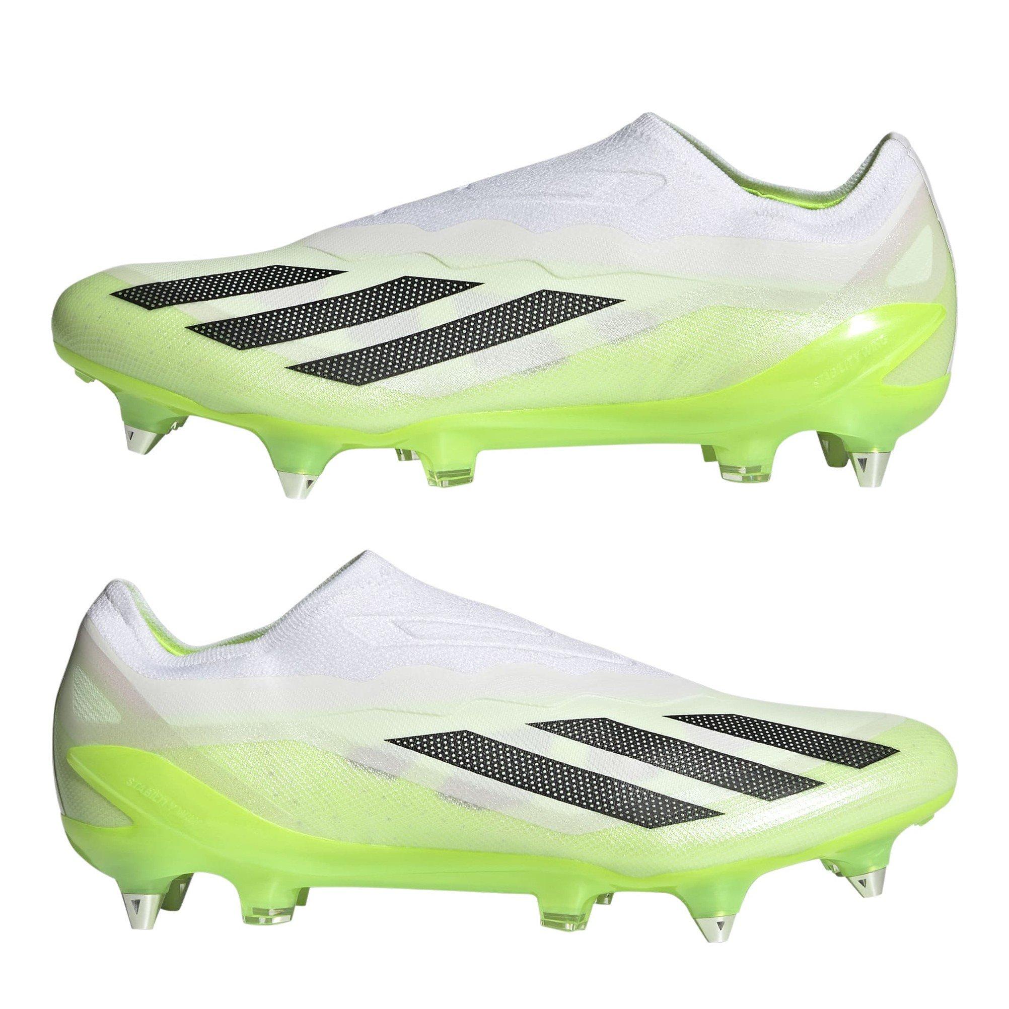 Branco/Preto - adidas - X Crazyfast.1 Laceless SG Football Boots - 11