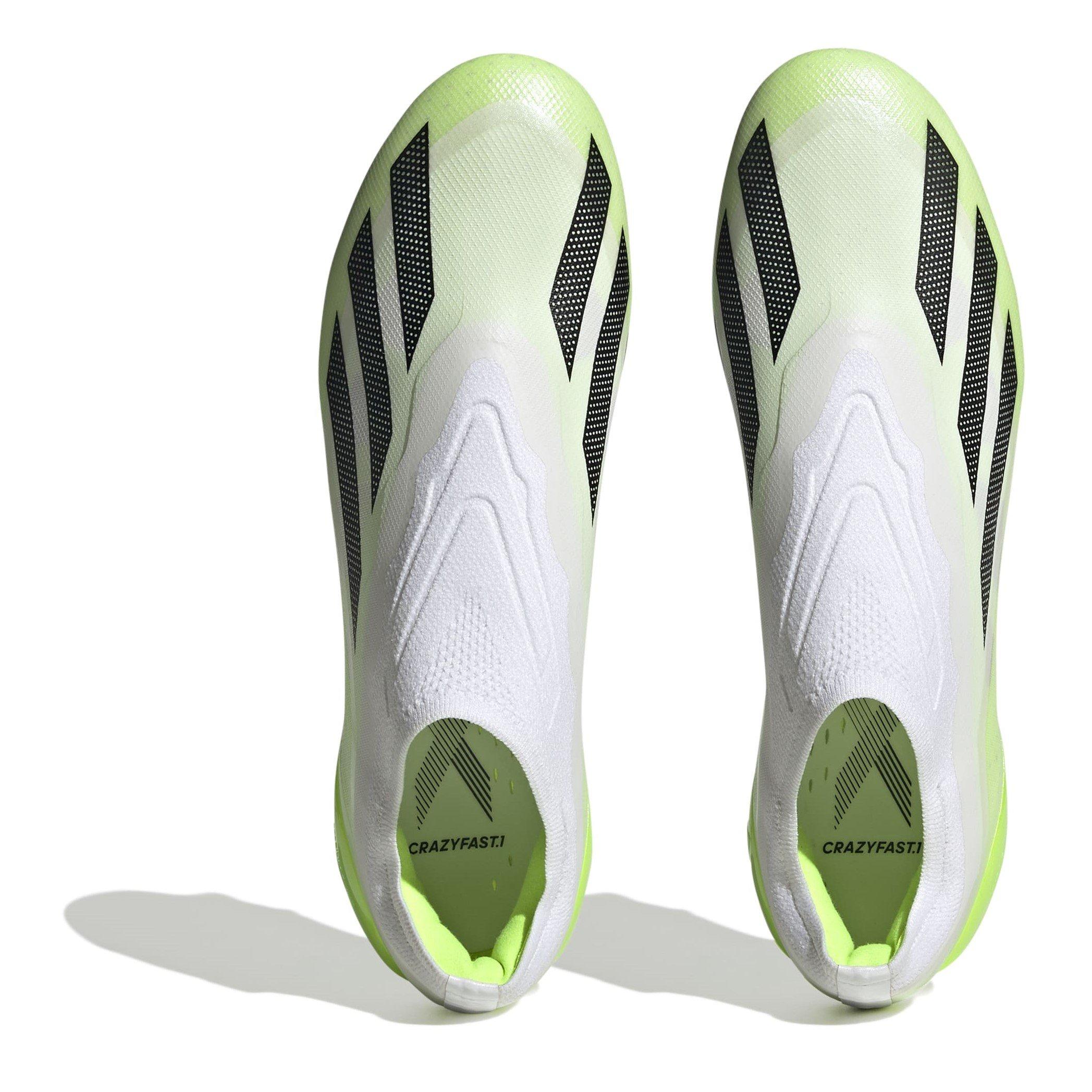 Branco/Preto - adidas - X Crazyfast.1 Laceless SG Football Boots - 5