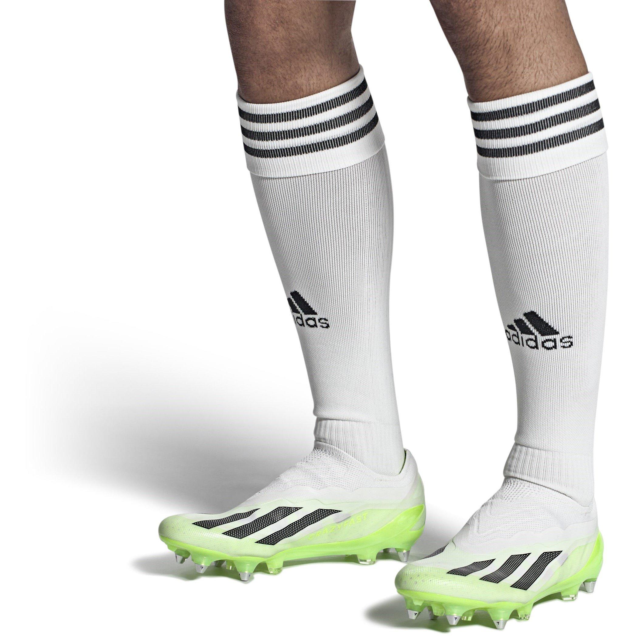 Branco/Preto - adidas - X Crazyfast.1 Laceless SG Football Boots - 10