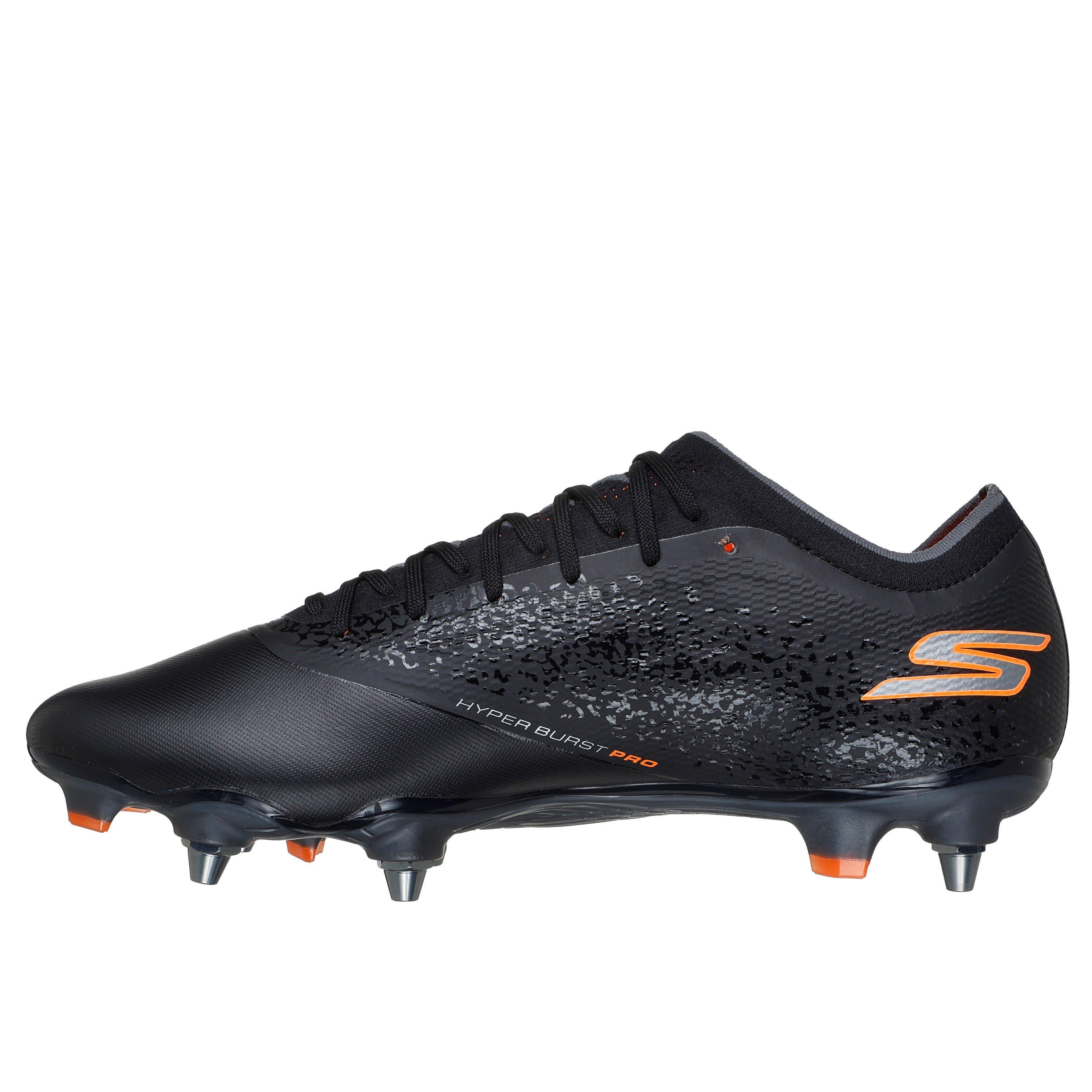 Black/Orange - Skechers - Razor Adults Elite Soft Ground Football Boots - 2