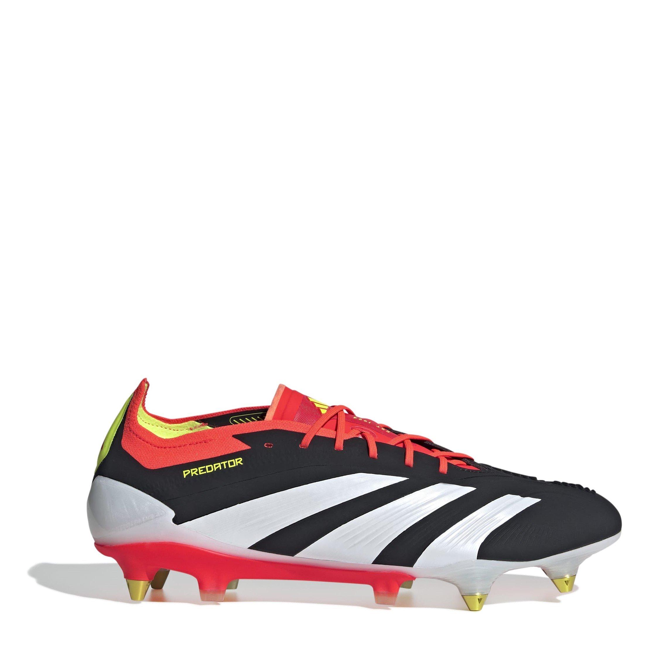 Black/White/Red - adidas - Predator 24 Elite Soft Ground Football Boots - 1