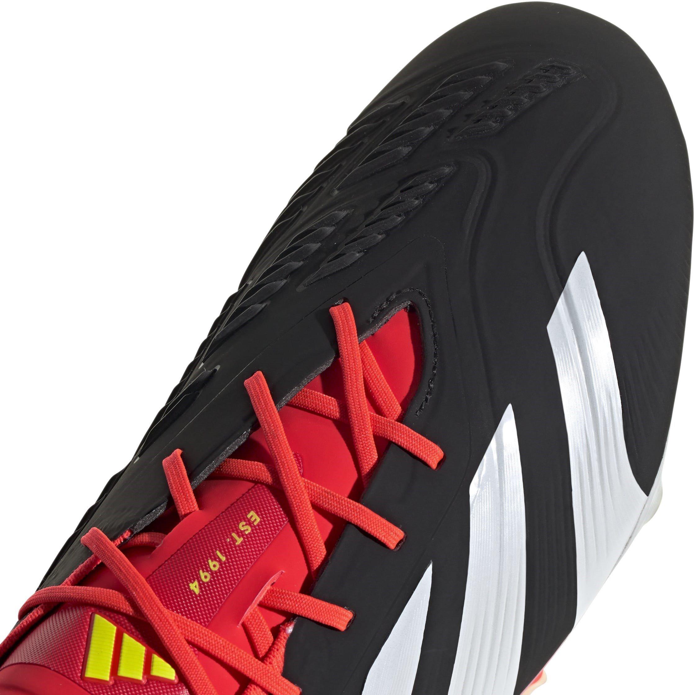 Black/White/Red - adidas - Predator 24 Elite Soft Ground Football Boots - 7