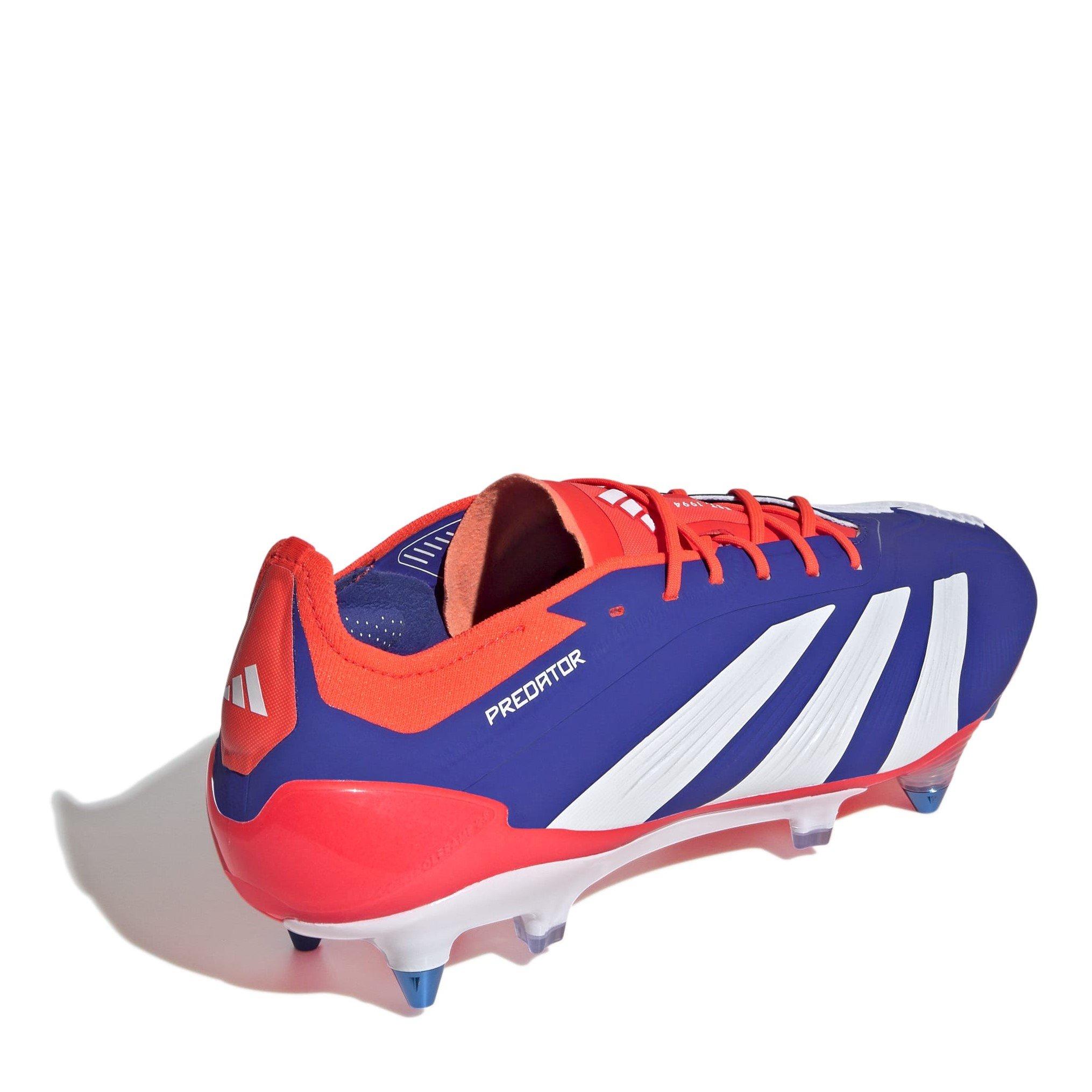Blau/Weiß/Rot - adidas - Predator 24 Elite Soft Ground Football Boots - 4