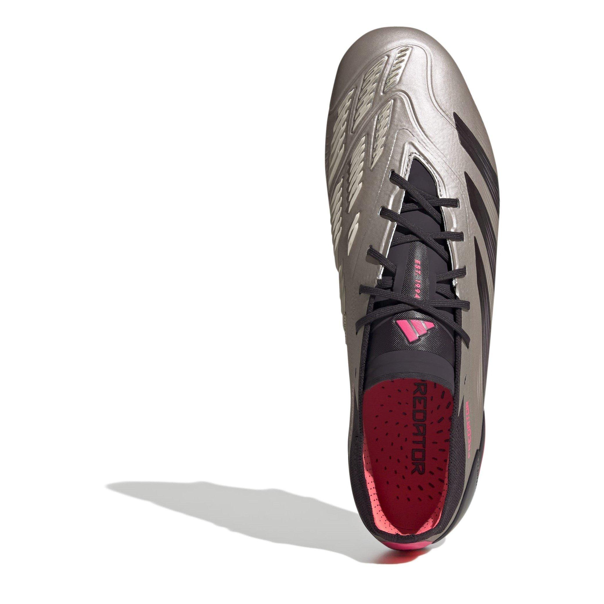 Silver/Black - adidas - Predator 24 Elite Soft Ground Football Boots - 5