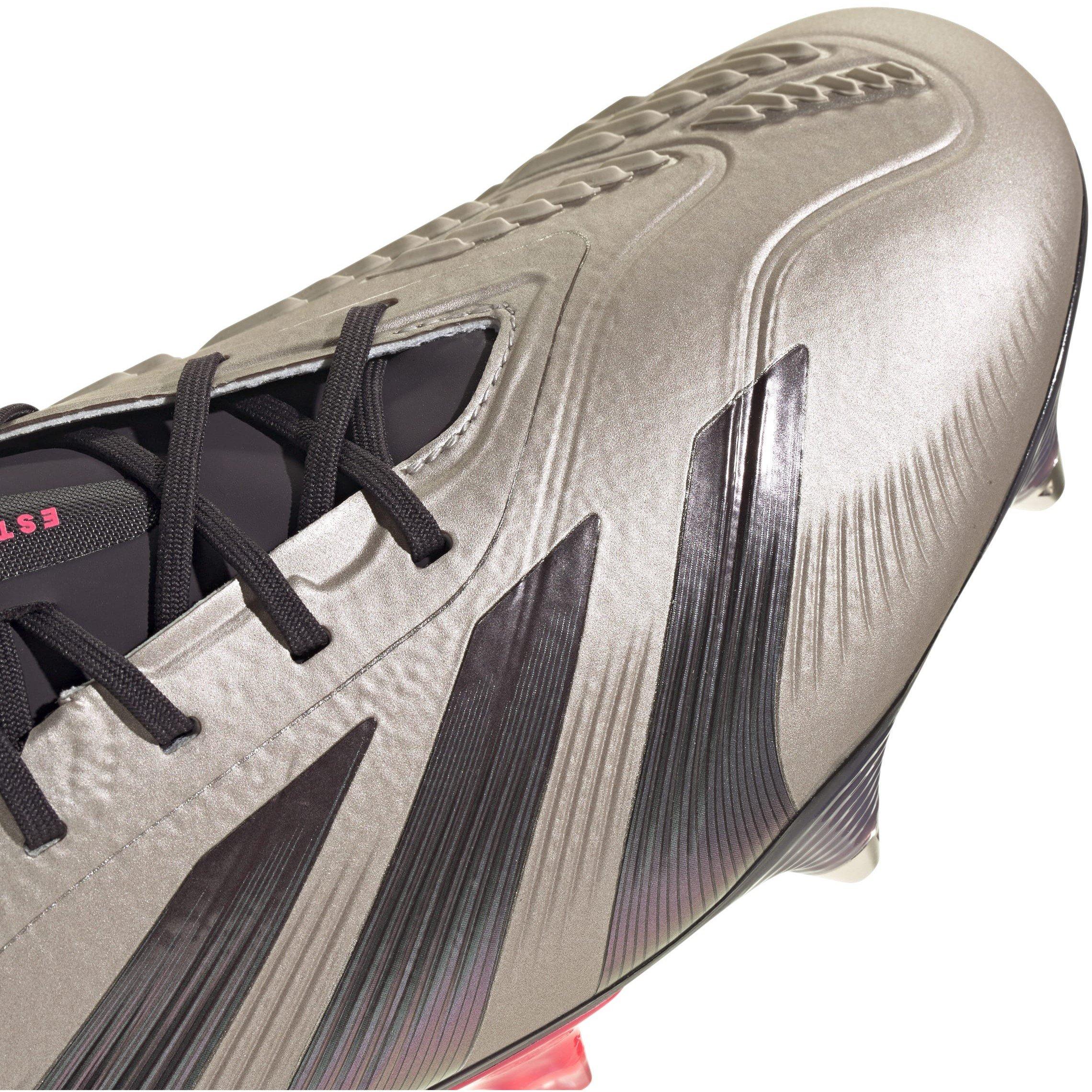Silver/Black - adidas - Predator 24 Elite Soft Ground Football Boots - 7