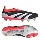Noir/Blanc/Rouge - adidas - Predator Elite Laceless Soft Ground Football Boots - 11
