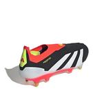 Noir/Blanc/Rouge - adidas - Predator Elite Laceless Soft Ground Football Boots - 4