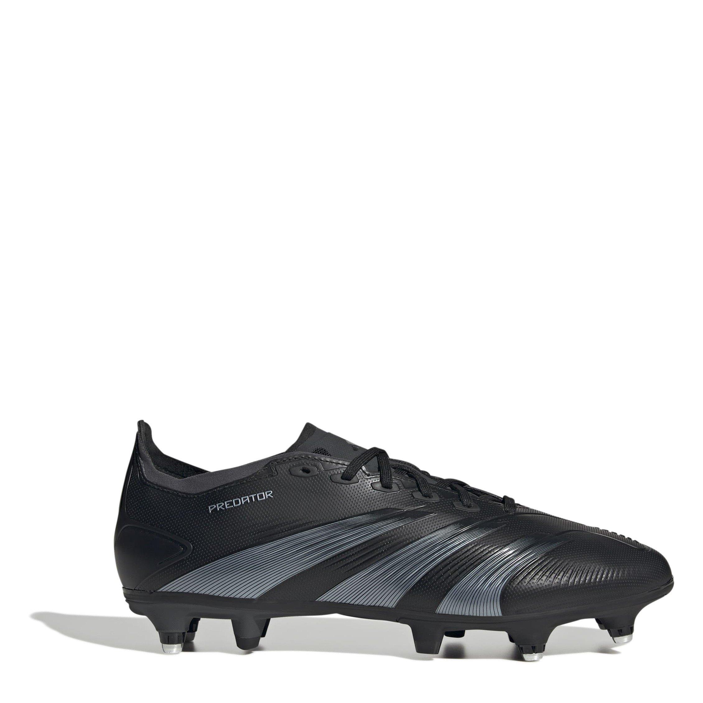 Adidas Men's Predator 24 League Soft Ground Football Boots - Core Black/Crbn - 7.5 (41.3)