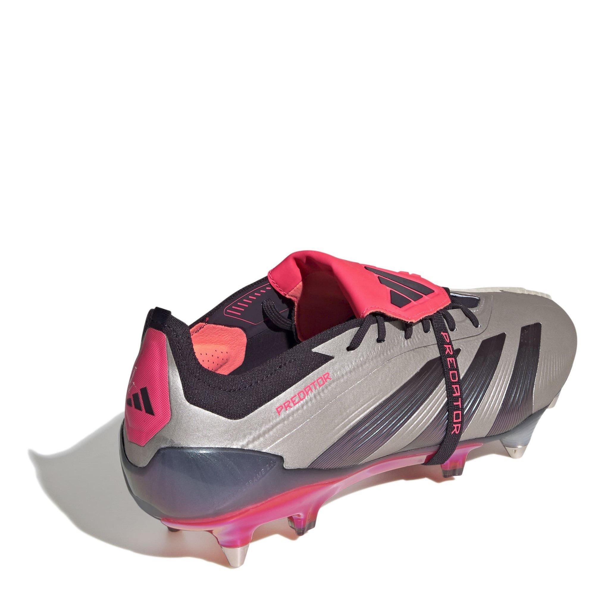 Zilver/Zwart - adidas - Predator Elite Fold Over Tongue Soft Ground Football Boots - 4