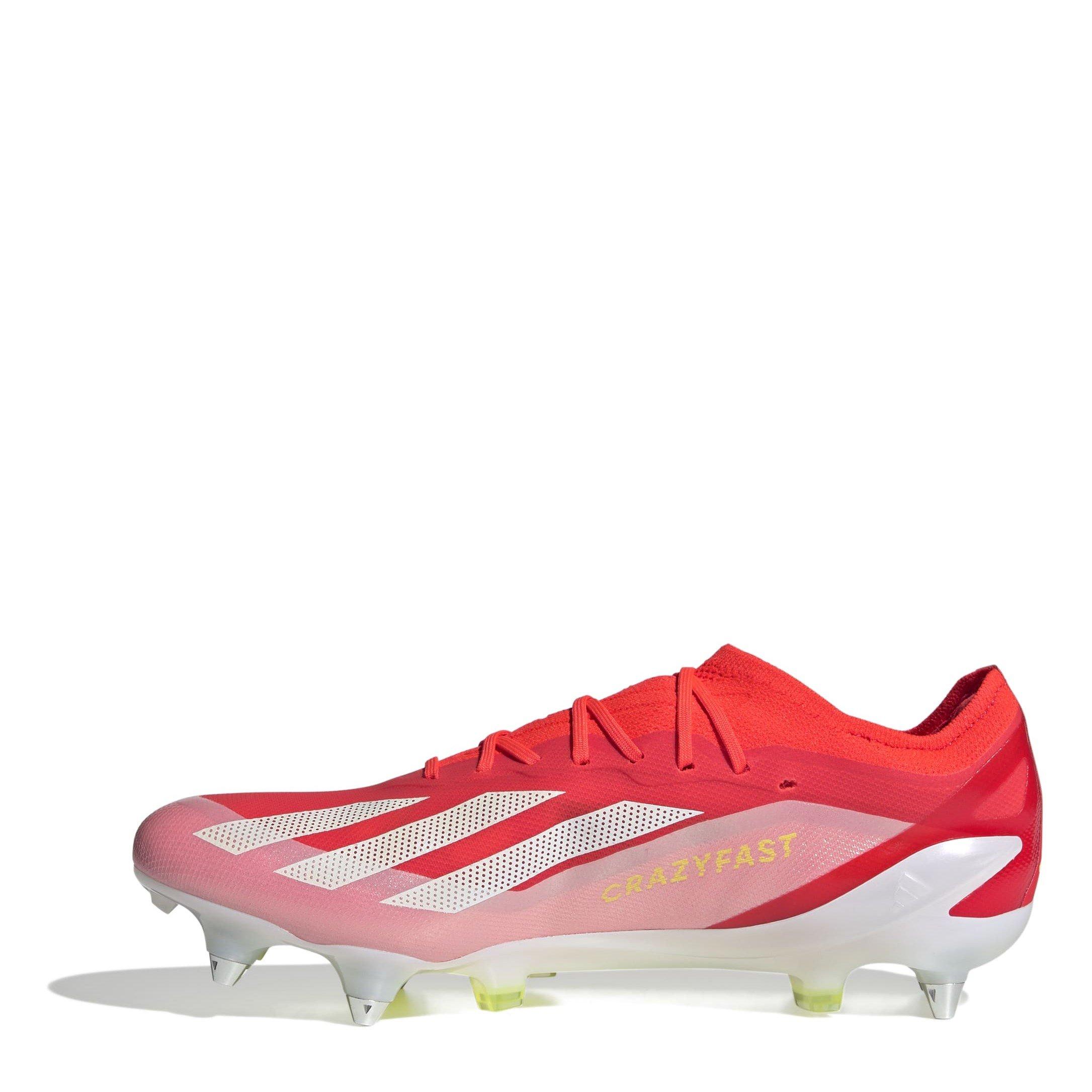 Red/Wht/Yellow - adidas - X Crazyfast Elite Soft Ground Football Boots - 2