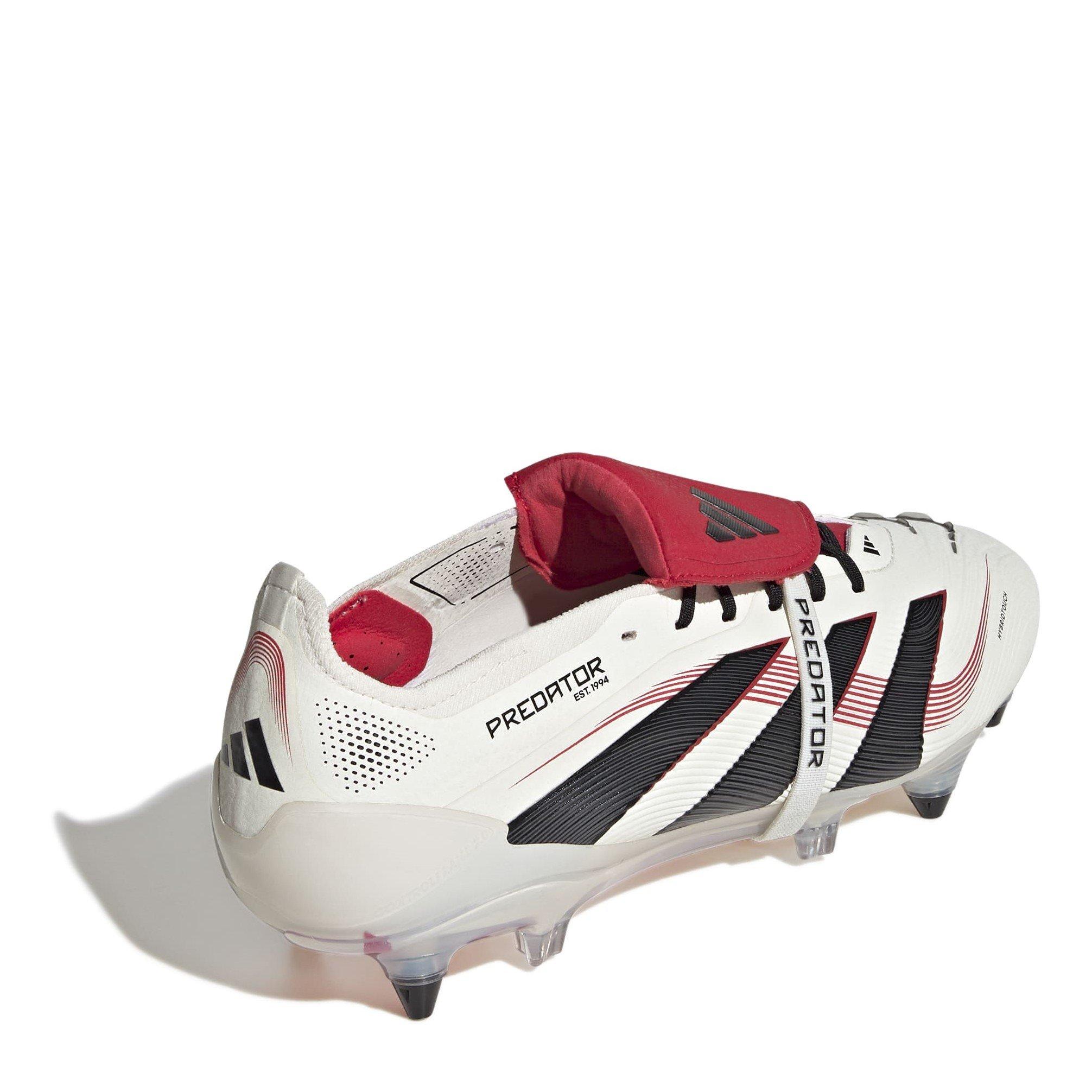 Bianco/Nero/Rosso - adidas - Predator Elite Fold Over Tongue Soft Ground Football Boots - 4