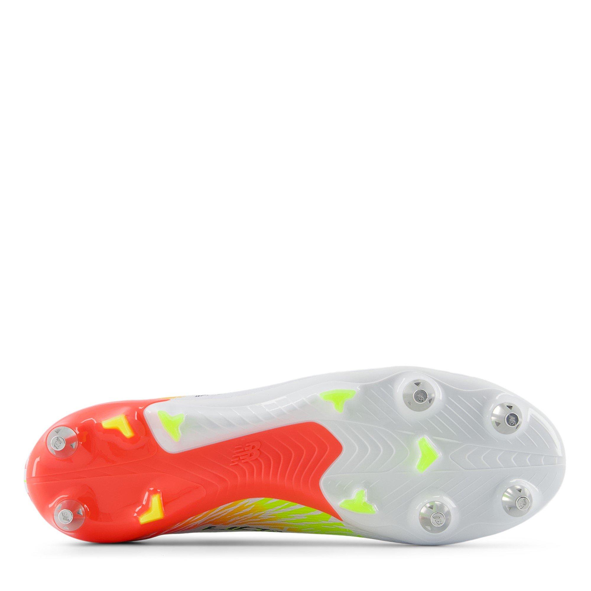 White/ Orange - New Balance - Furon V8 Pro Soft Ground Football Boots - 5