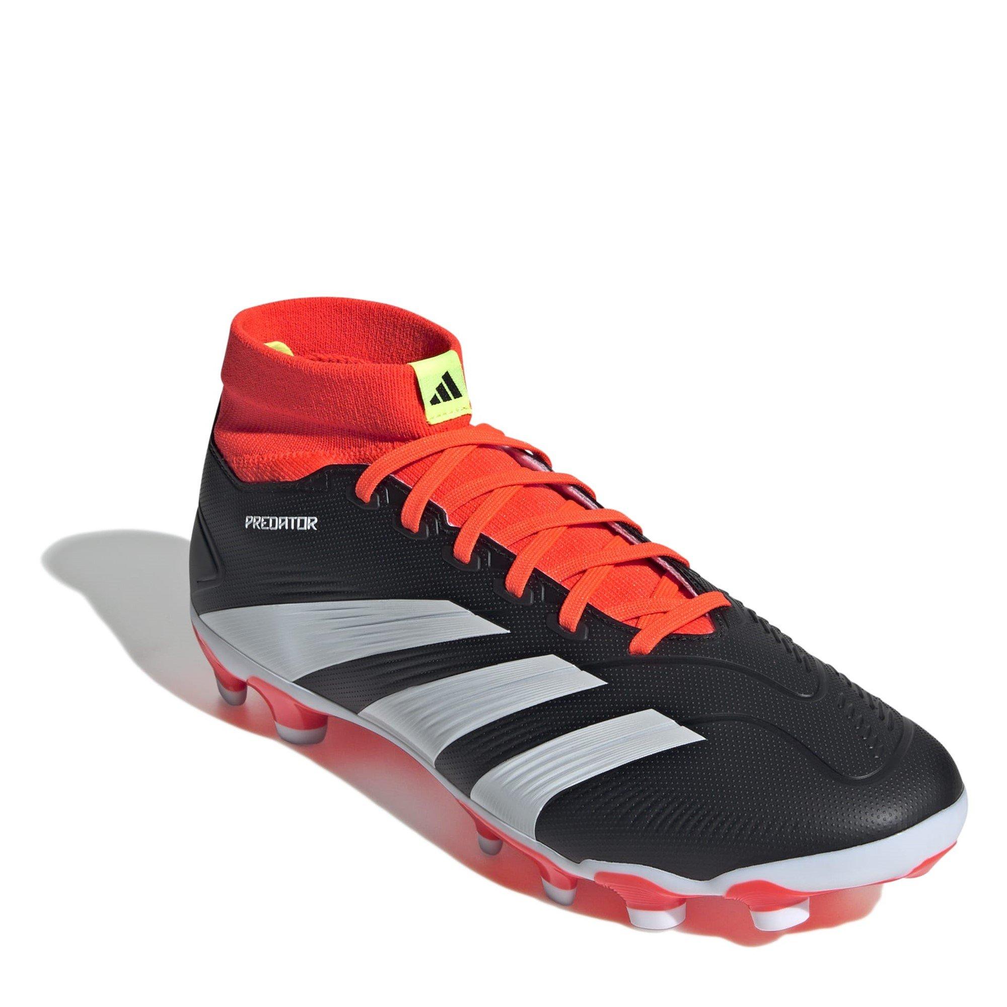 blk/ftwr wht - adidas - Predator 24 League Sock Multi-Ground Football Boots. - 3
