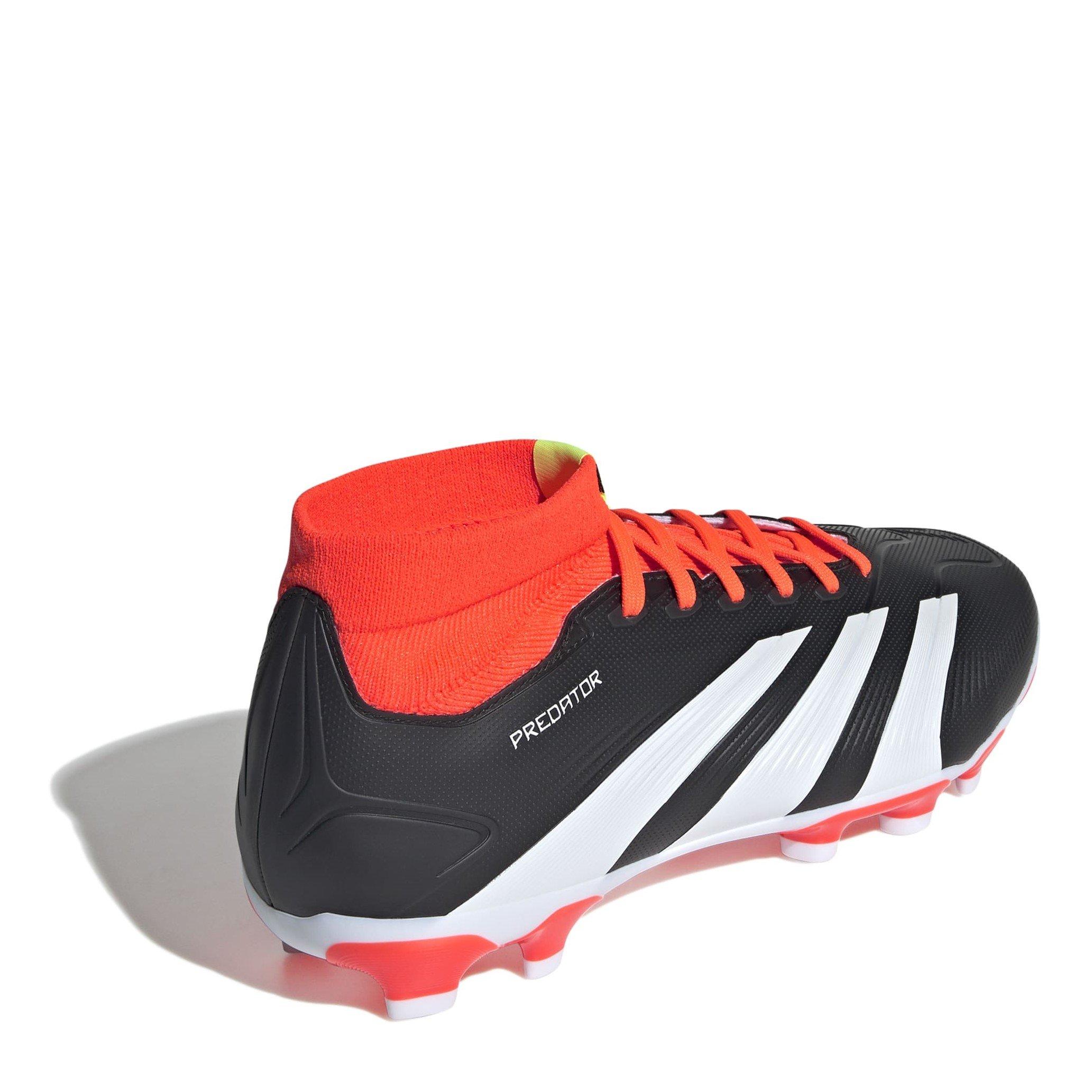 blk/ftwr wht - adidas - Predator 24 League Sock Multi-Ground Football Boots. - 4