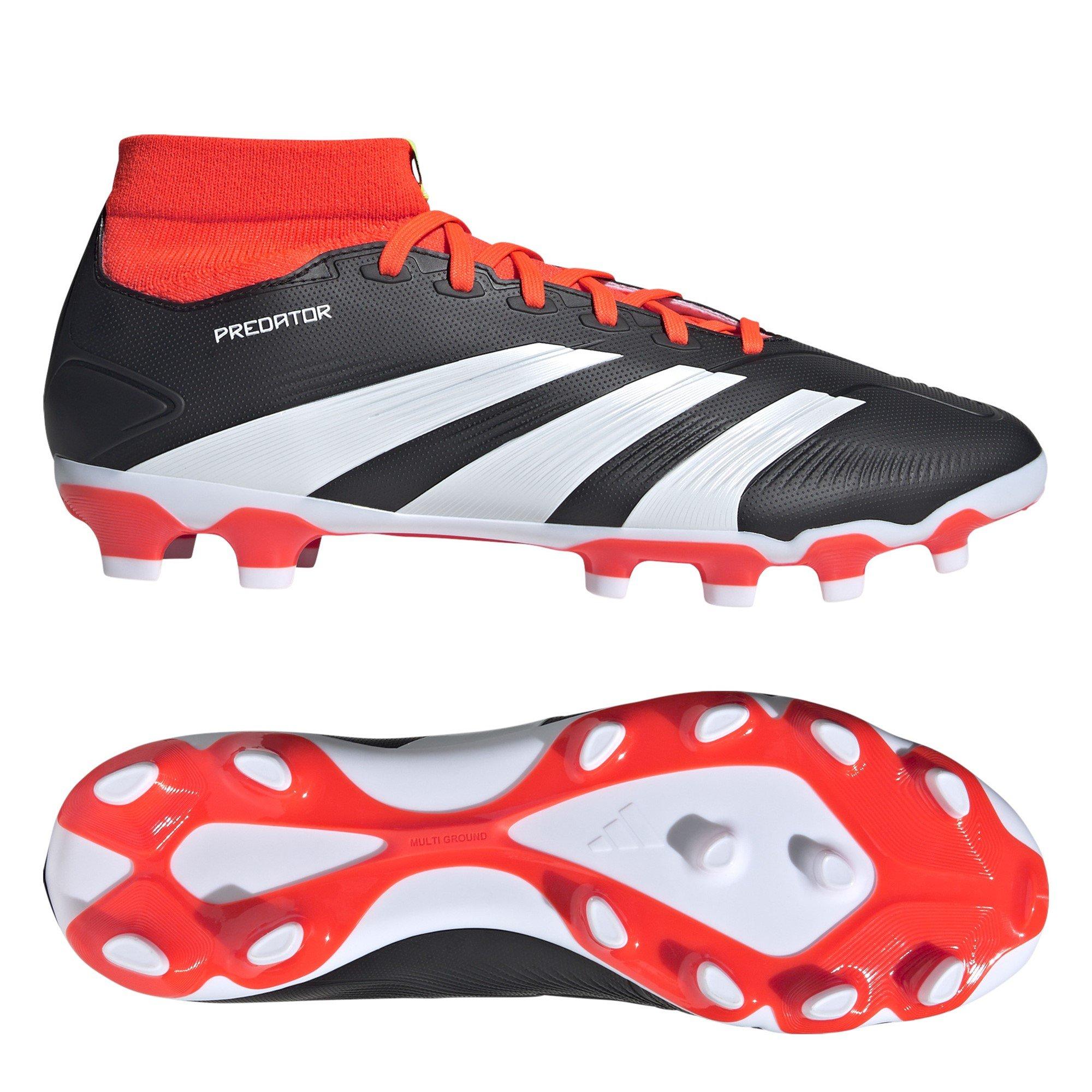blk/ftwr wht - adidas - Predator 24 League Sock Multi-Ground Football Boots. - 9