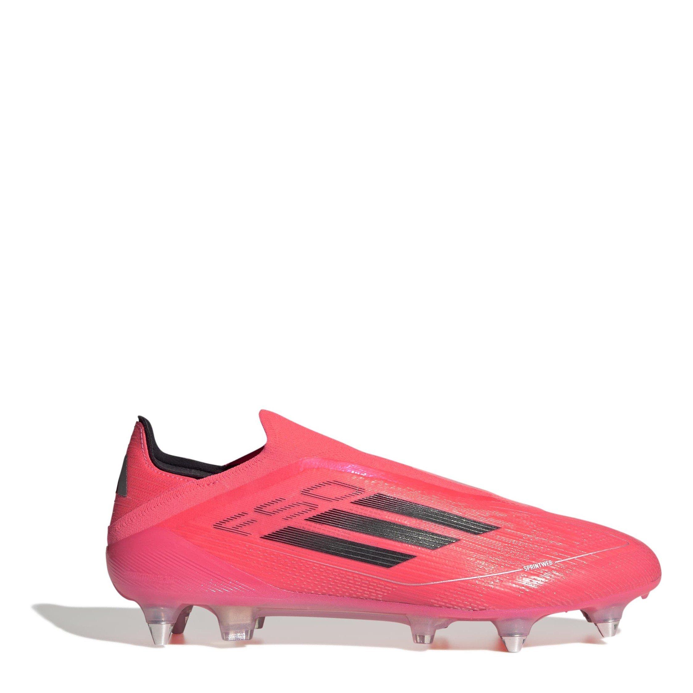 Rosa/Negro - adidas - F50 Elite Laceless Soft Ground Football Boots - 1