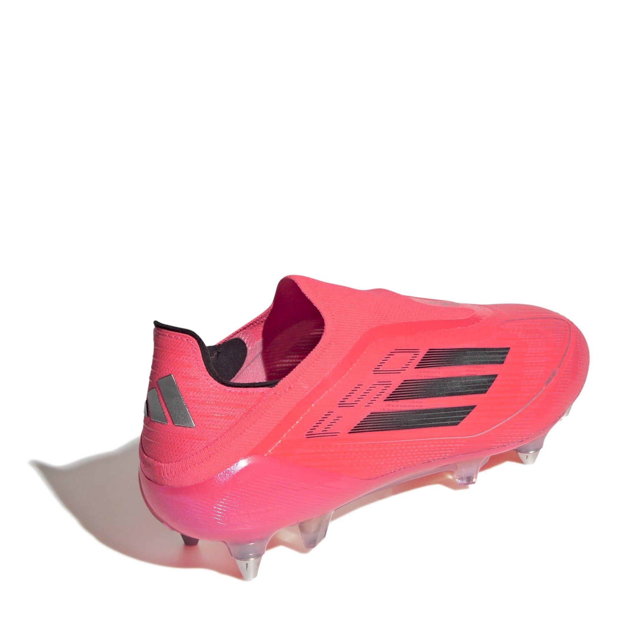 Rosa/Negro - adidas - F50 Elite Laceless Soft Ground Football Boots - 4