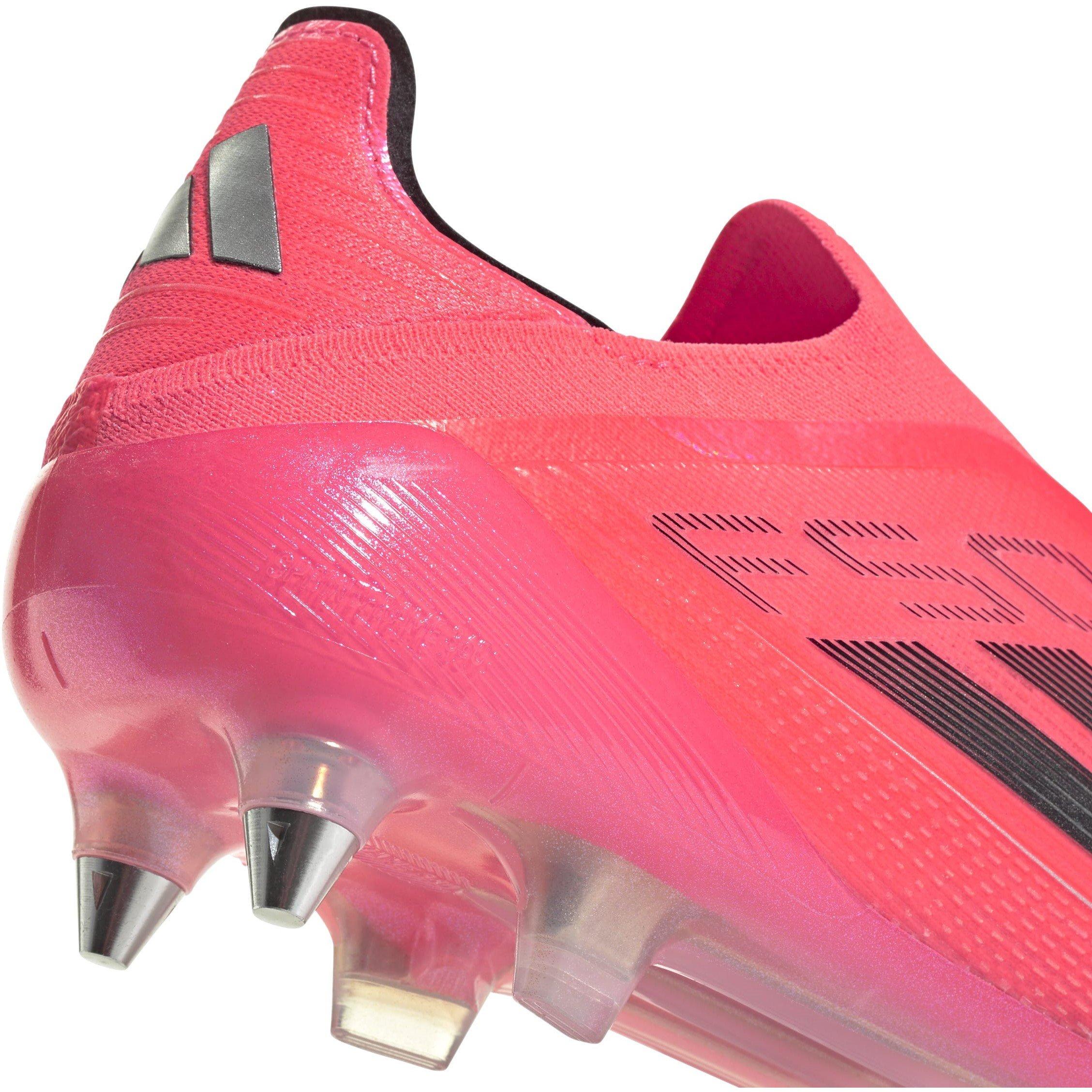 Rosa/Negro - adidas - F50 Elite Laceless Soft Ground Football Boots - 8