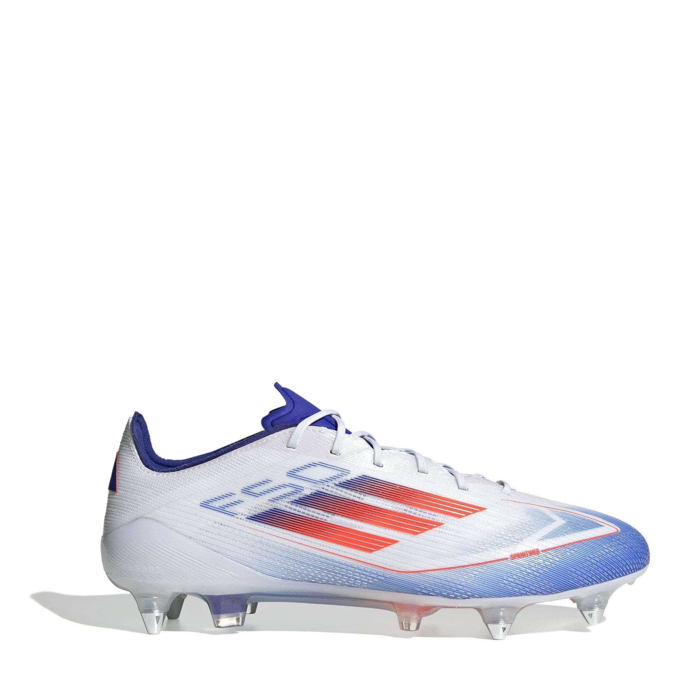 adidas F50 Elite Adults Soft Ground Football Boots - White/Red/Blue