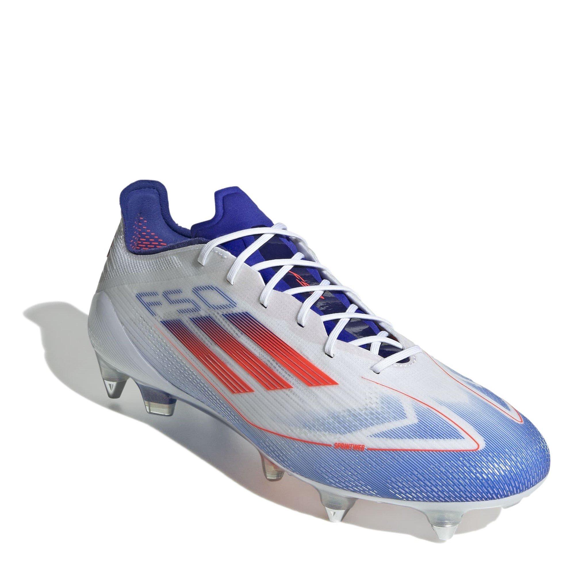 White/Red/Blue - adidas - F50 Elite Adults Soft Ground Football Boots - 3