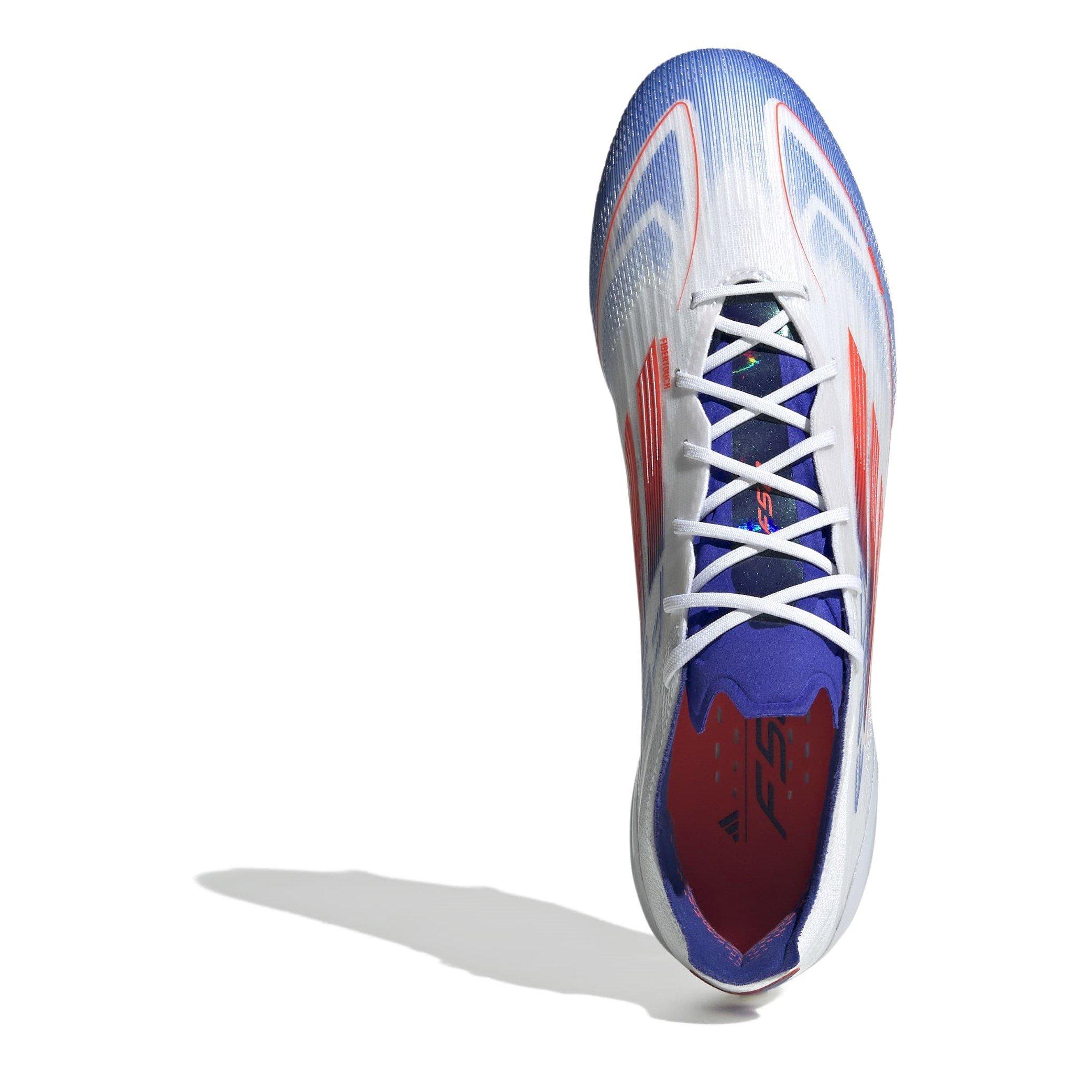 White/Red/Blue - adidas - F50 Elite Adults Soft Ground Football Boots - 5