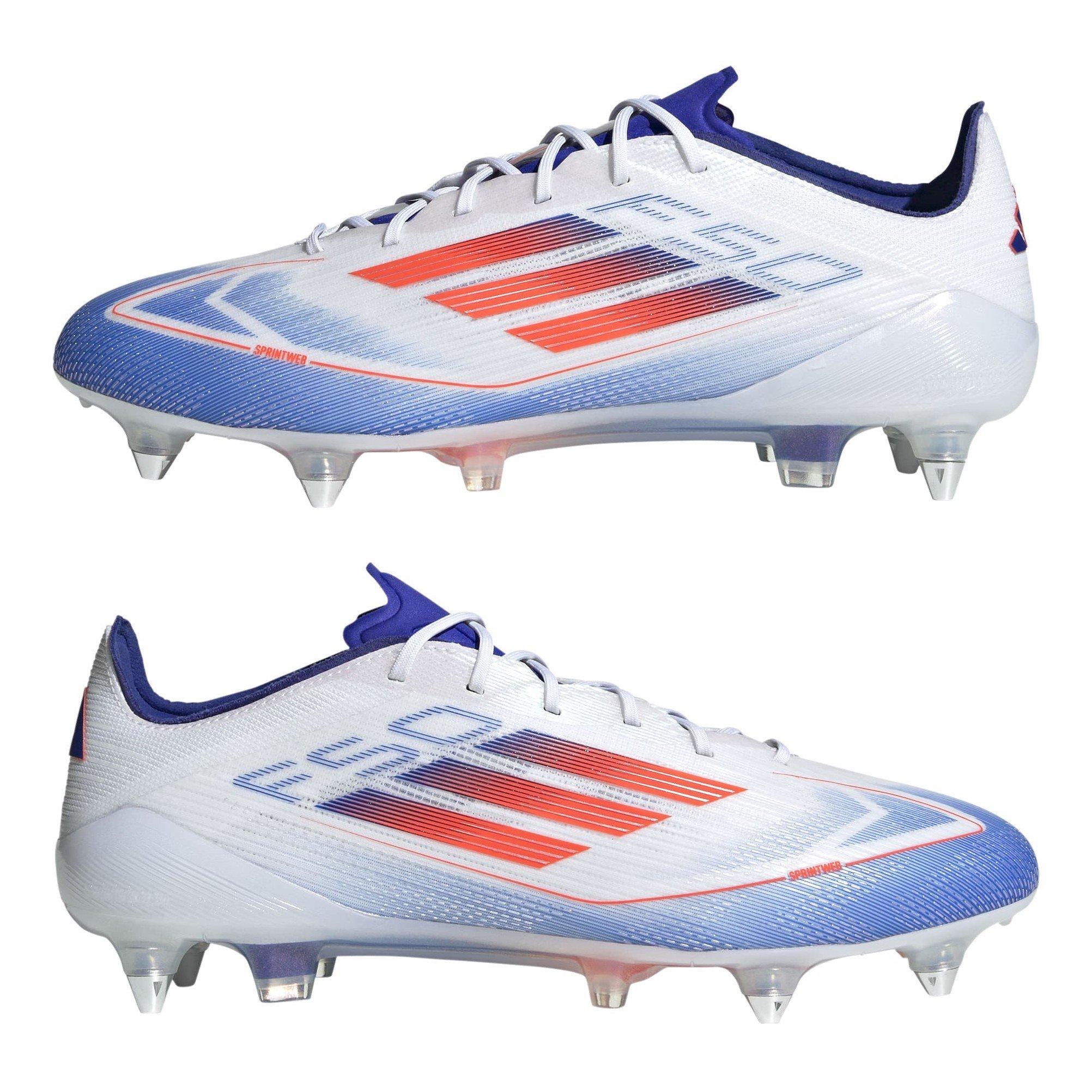 White/Red/Blue - adidas - F50 Elite Adults Soft Ground Football Boots - 9