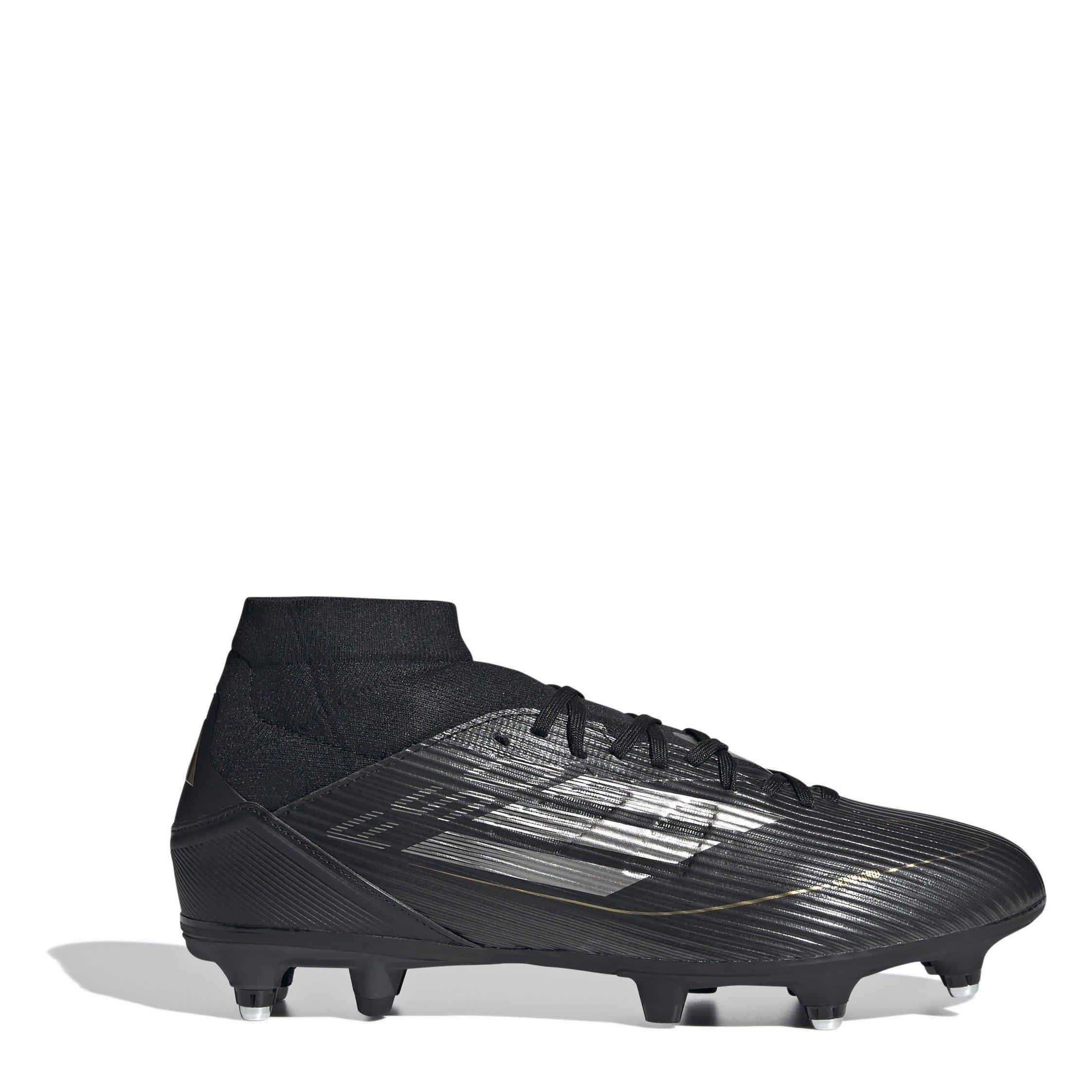 adidas F50 League Mid-cut Soft Ground Football Boots - Black/Silver