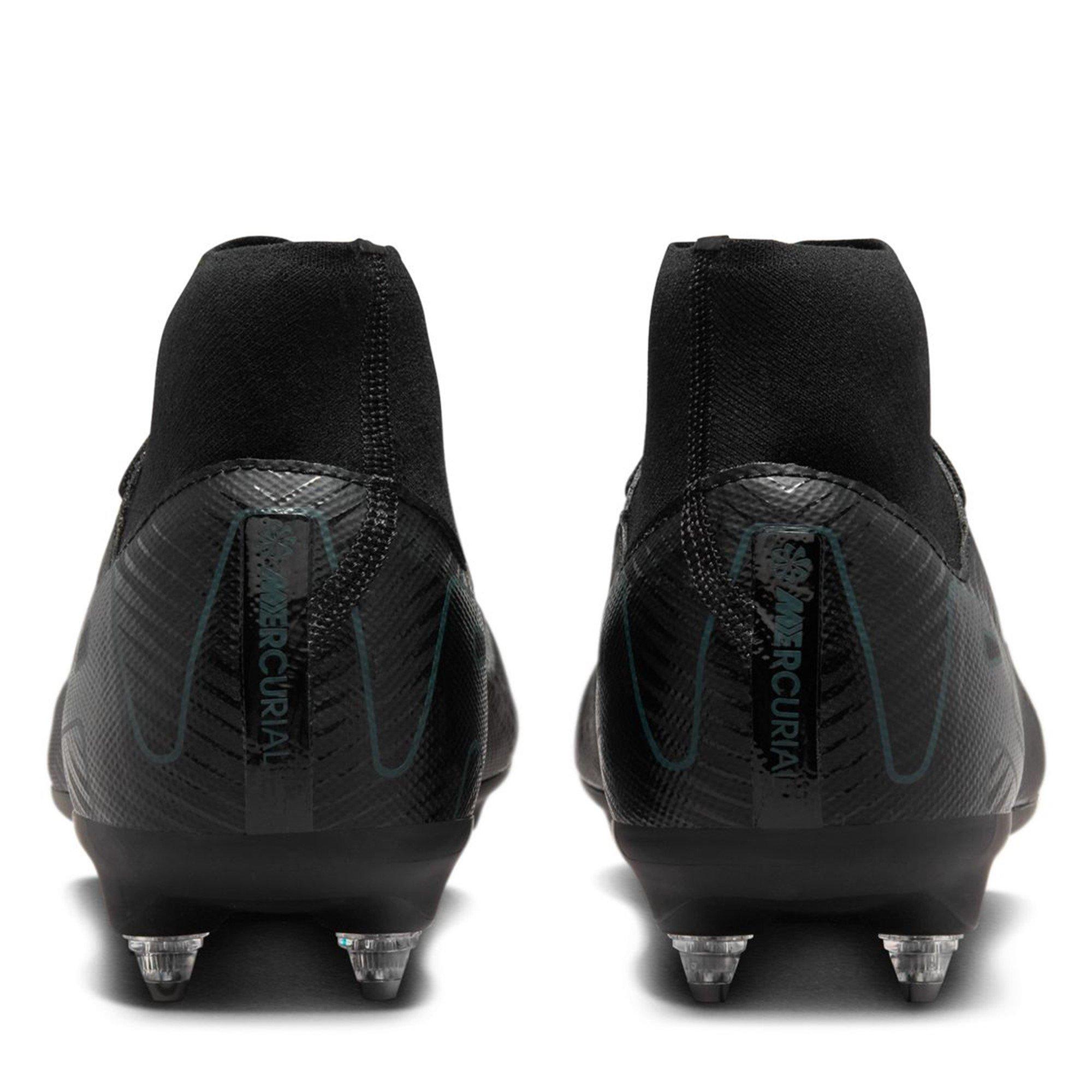 Sort/Grøn - Nike - Mercurial Superfly 10 Academy Adults Soft Ground Football Boots - 5