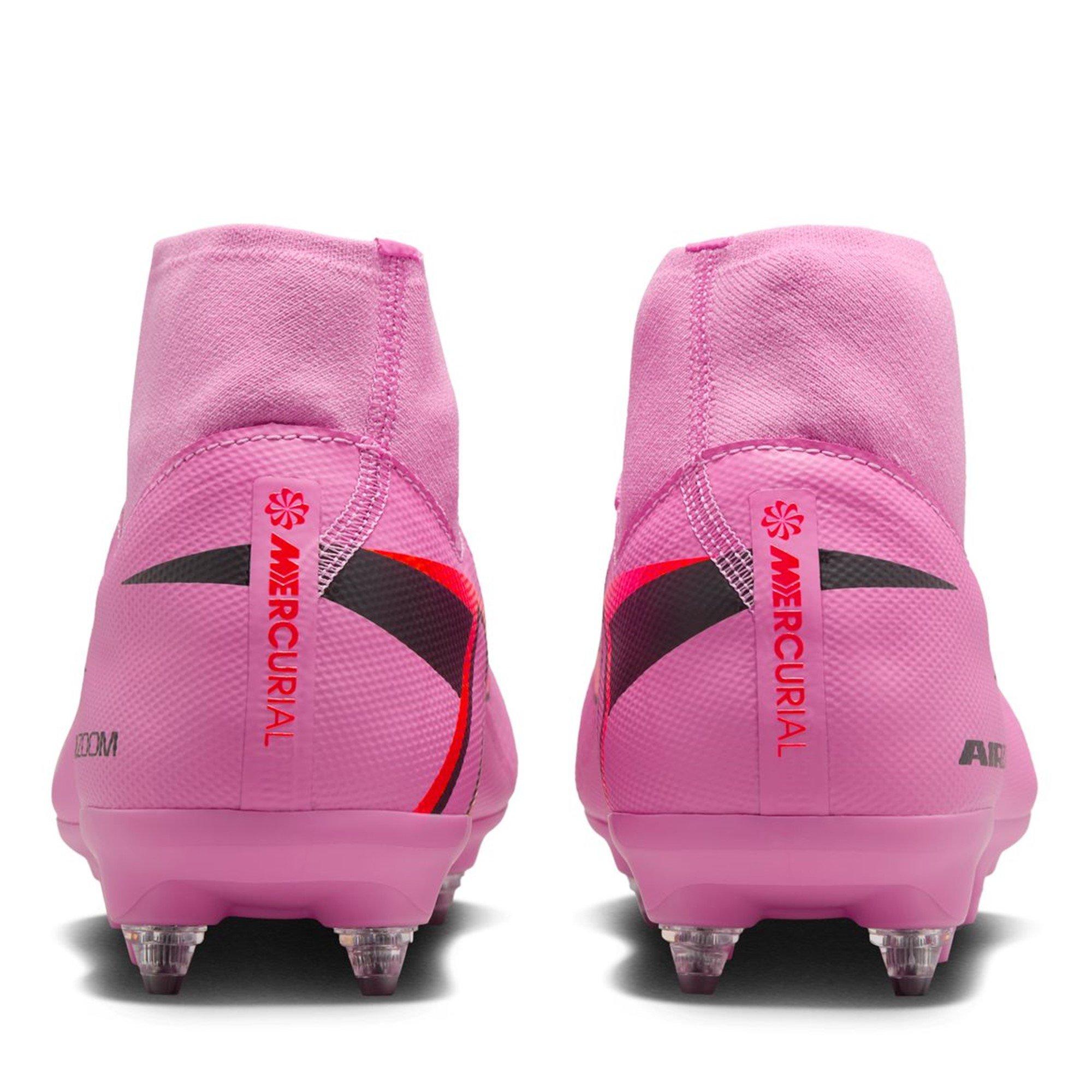Pink/Black - Nike - Mercurial Superfly 10 Academy Adults Soft Ground Football Boots - 5