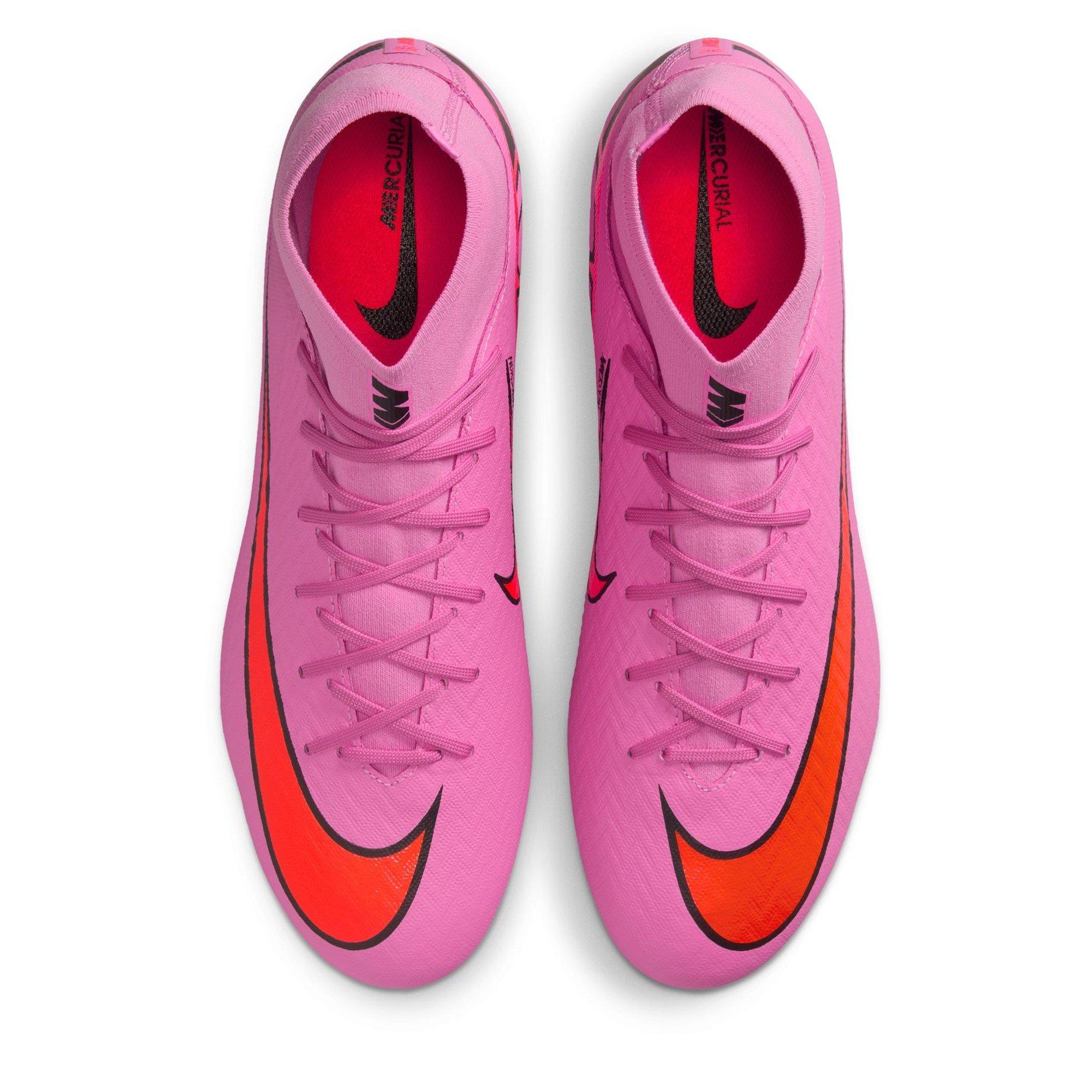 Pink/Black - Nike - Mercurial Superfly 10 Academy Adults Soft Ground Football Boots - 6