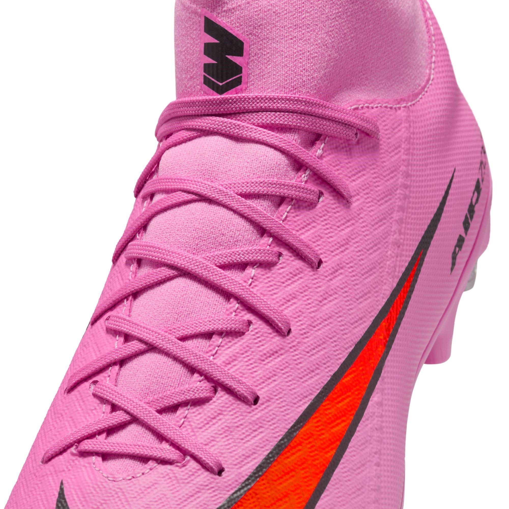 Pink/Black - Nike - Mercurial Superfly 10 Academy Adults Soft Ground Football Boots - 8