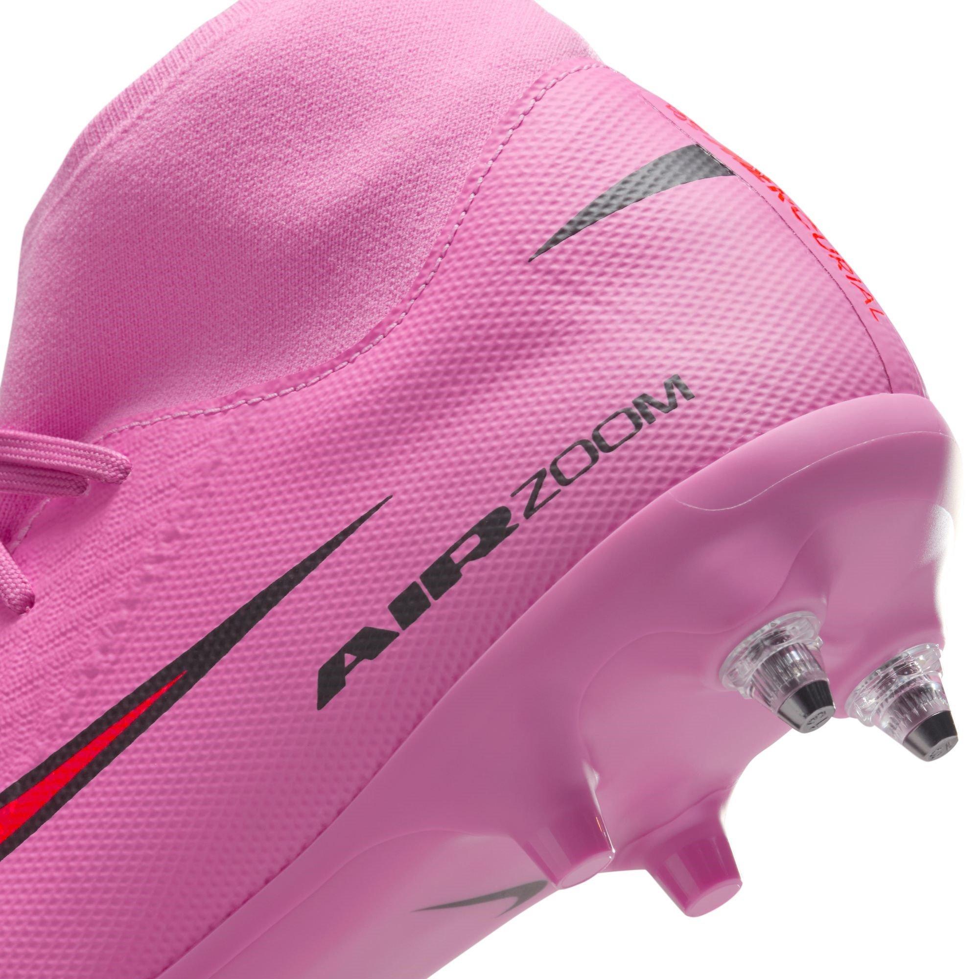 Pink/Black - Nike - Mercurial Superfly 10 Academy Adults Soft Ground Football Boots - 9