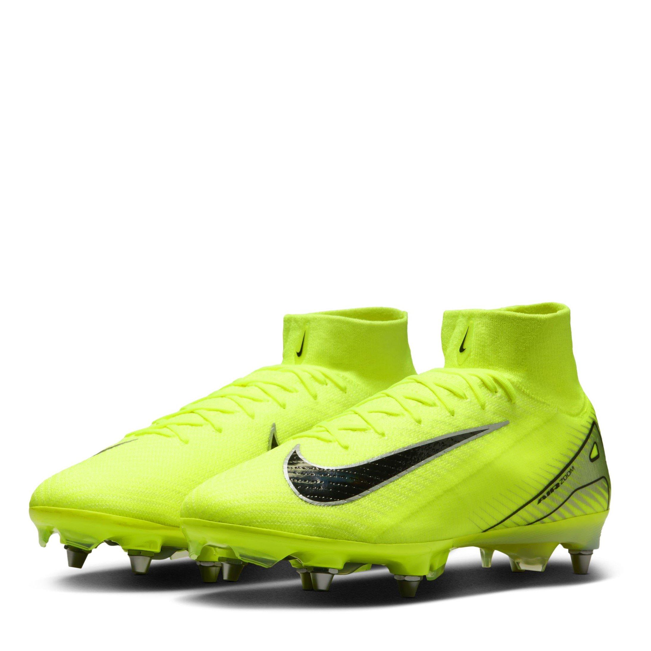 Volt/Preto - Nike - Zoom Mercurial Superfly 10 Elite Adults Soft Ground Football Boots - 4