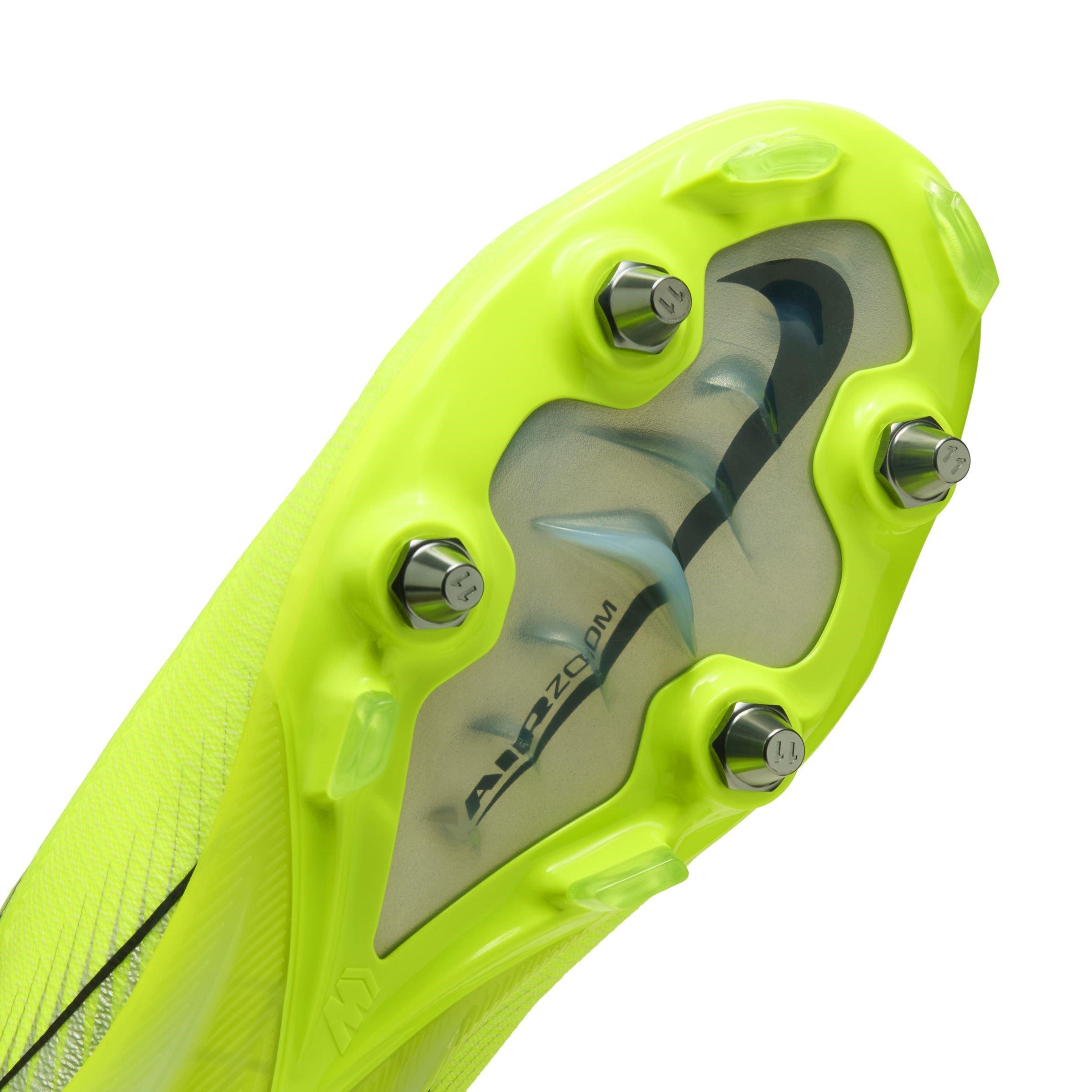 Volt/Preto - Nike - Zoom Mercurial Superfly 10 Elite Adults Soft Ground Football Boots - 7