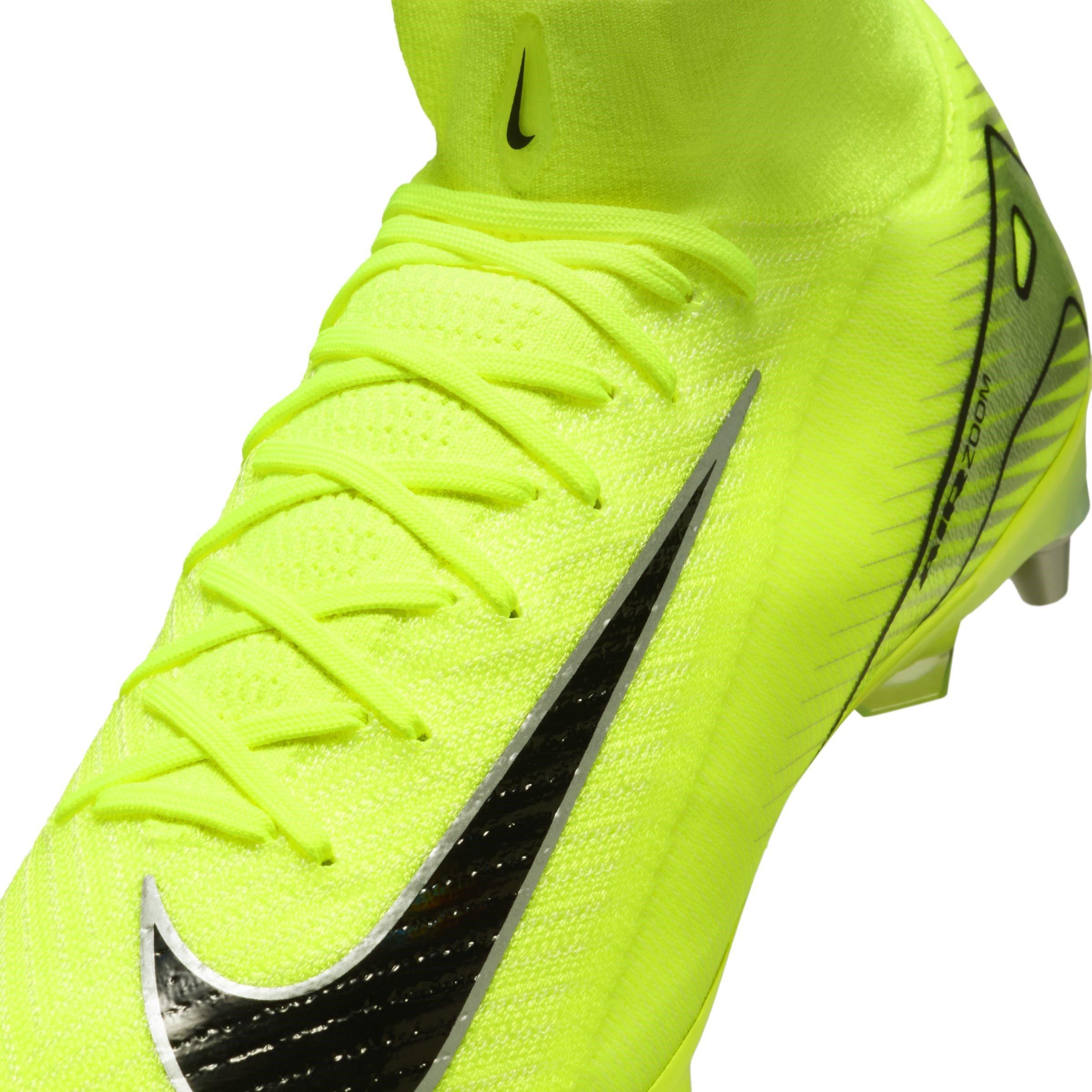 Volt/Preto - Nike - Zoom Mercurial Superfly 10 Elite Adults Soft Ground Football Boots - 8