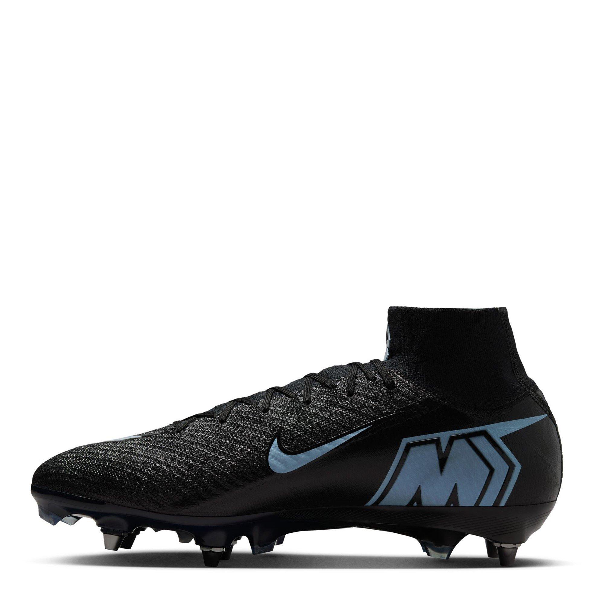 Black/Blue - Nike - Zoom Mercurial Superfly 10 Elite Adults Soft Ground Football Boots - 2