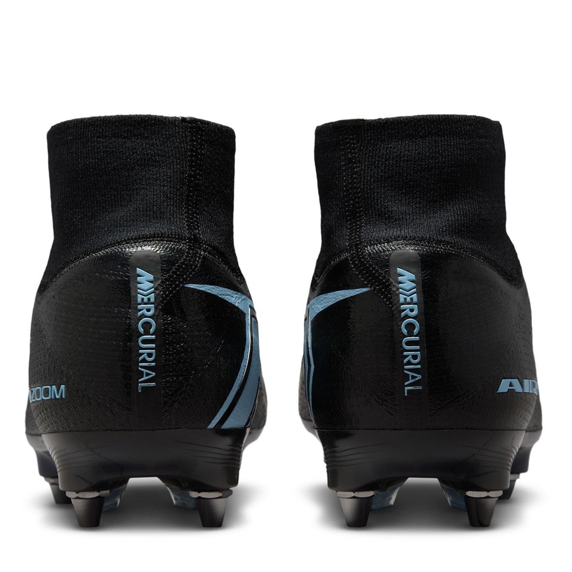Black/Blue - Nike - Zoom Mercurial Superfly 10 Elite Adults Soft Ground Football Boots - 5