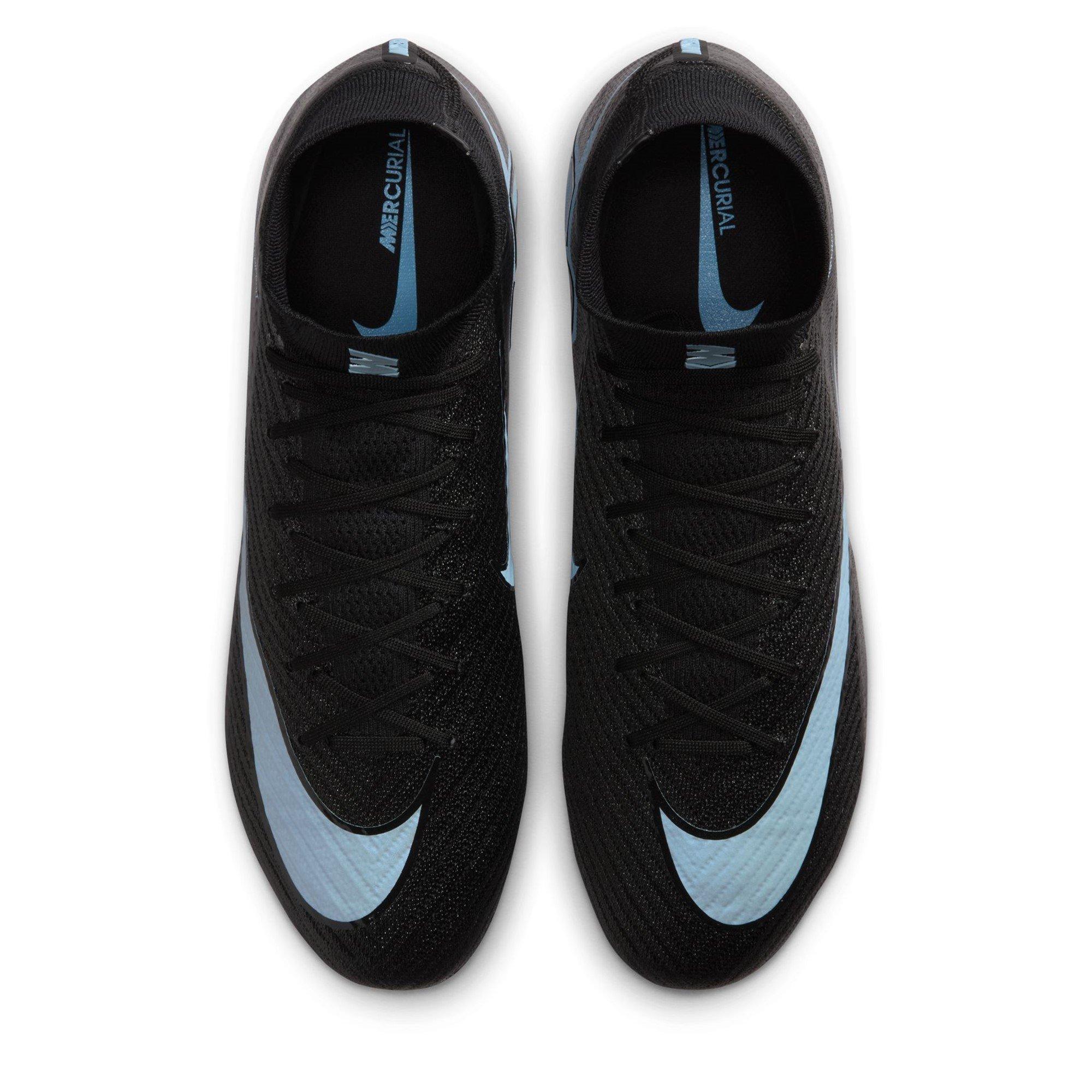 Black/Blue - Nike - Zoom Mercurial Superfly 10 Elite Adults Soft Ground Football Boots - 6