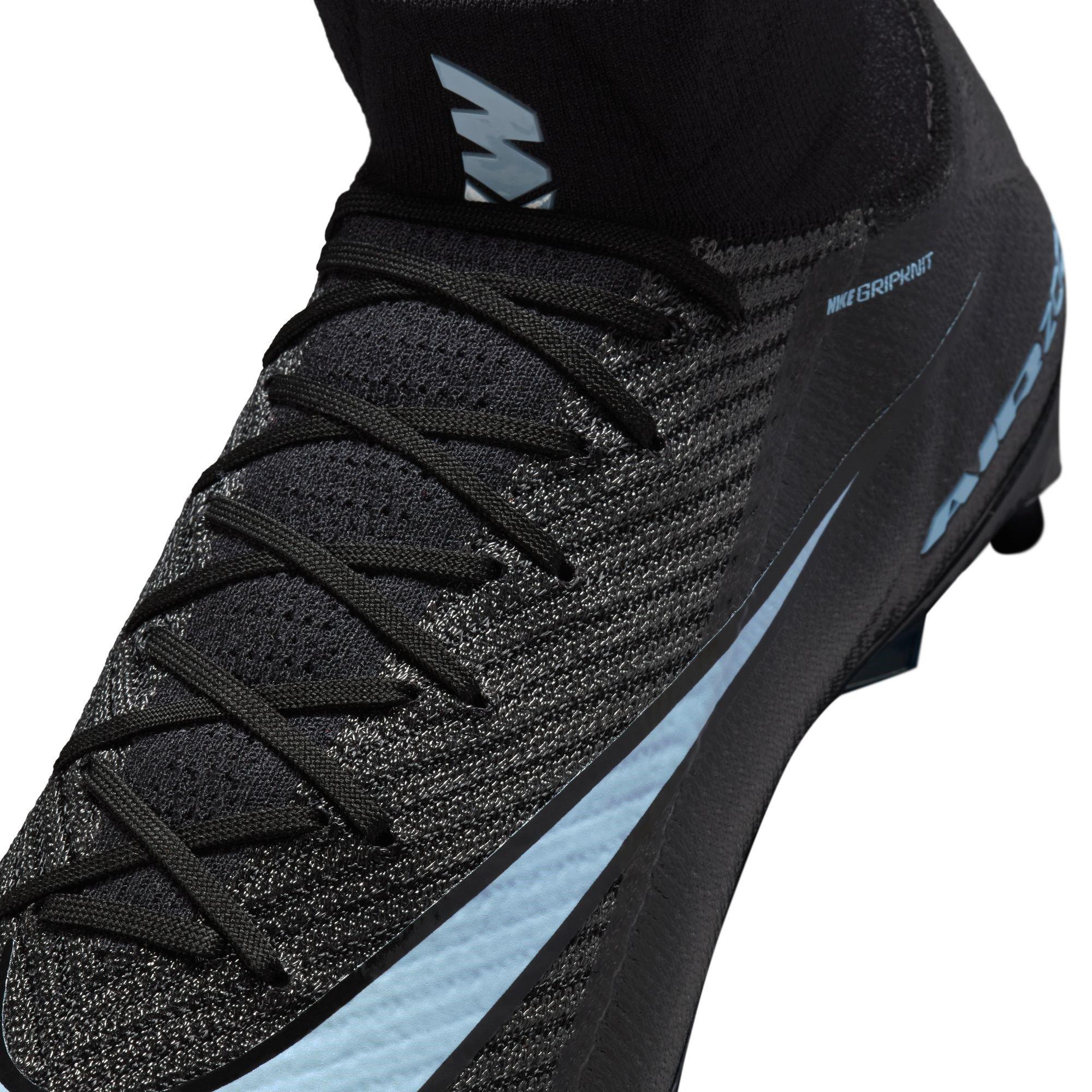Black/Blue - Nike - Zoom Mercurial Superfly 10 Elite Adults Soft Ground Football Boots - 8