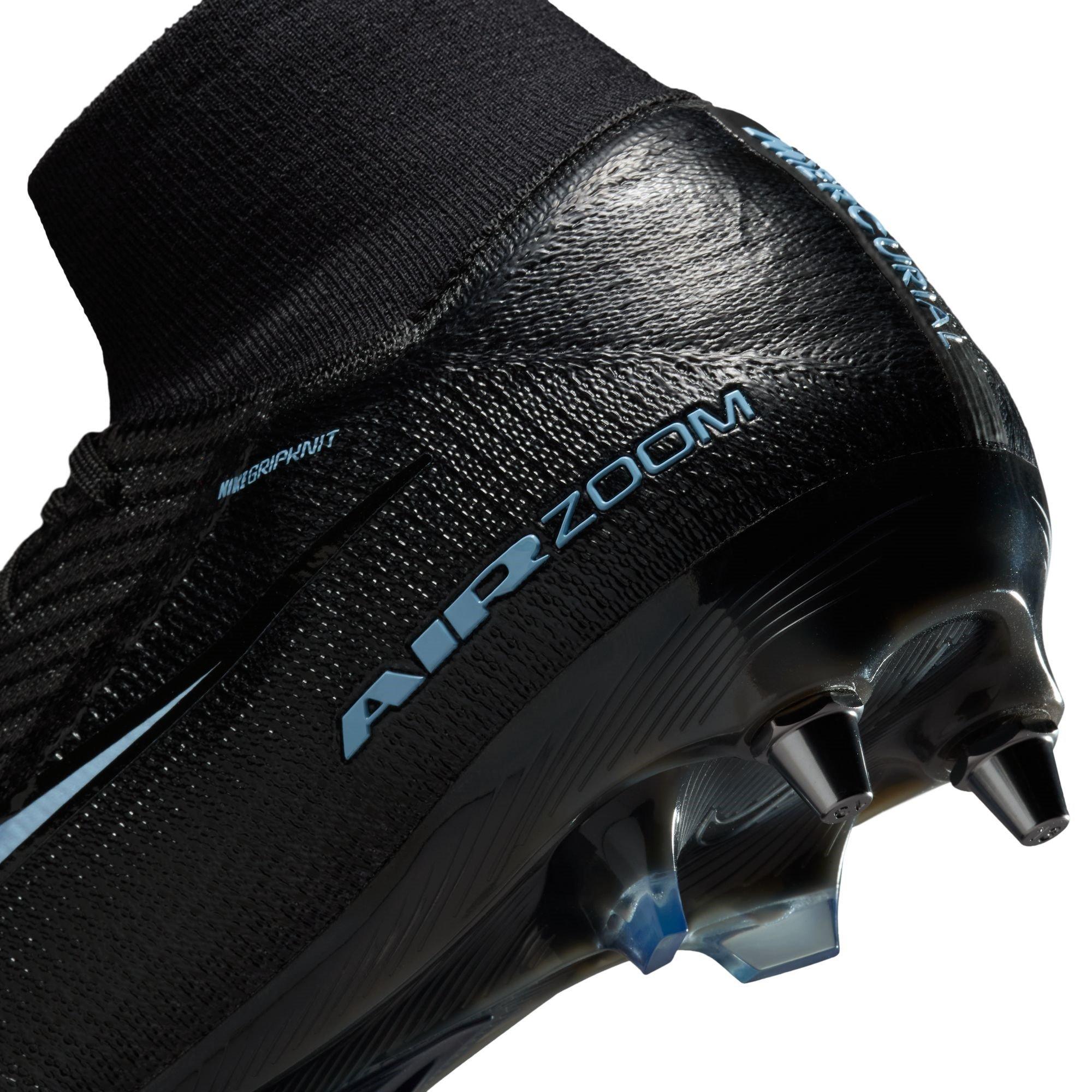 Black/Blue - Nike - Zoom Mercurial Superfly 10 Elite Adults Soft Ground Football Boots - 9