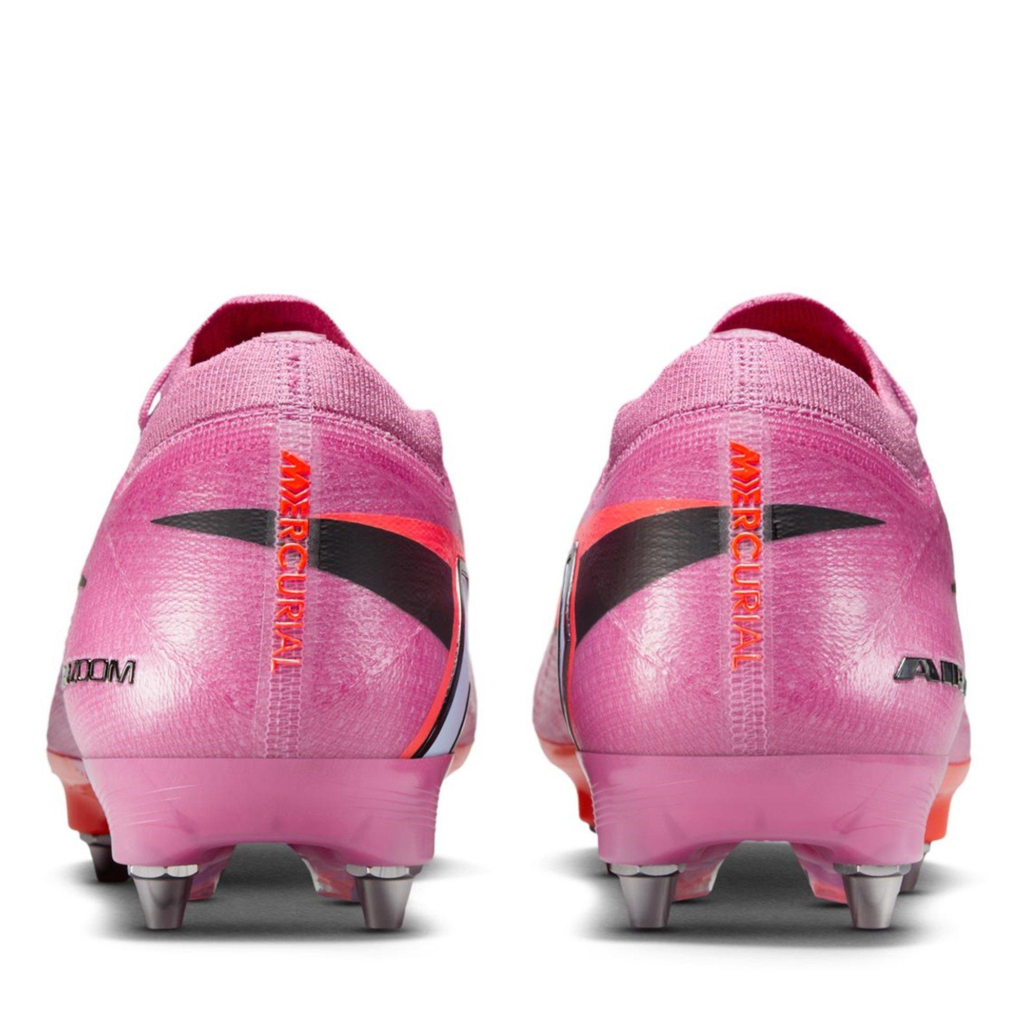 Cor-de-rosa/preto - Nike - Mercurial Vapor 16 Elite Adults Soft Ground Football Boots - 5