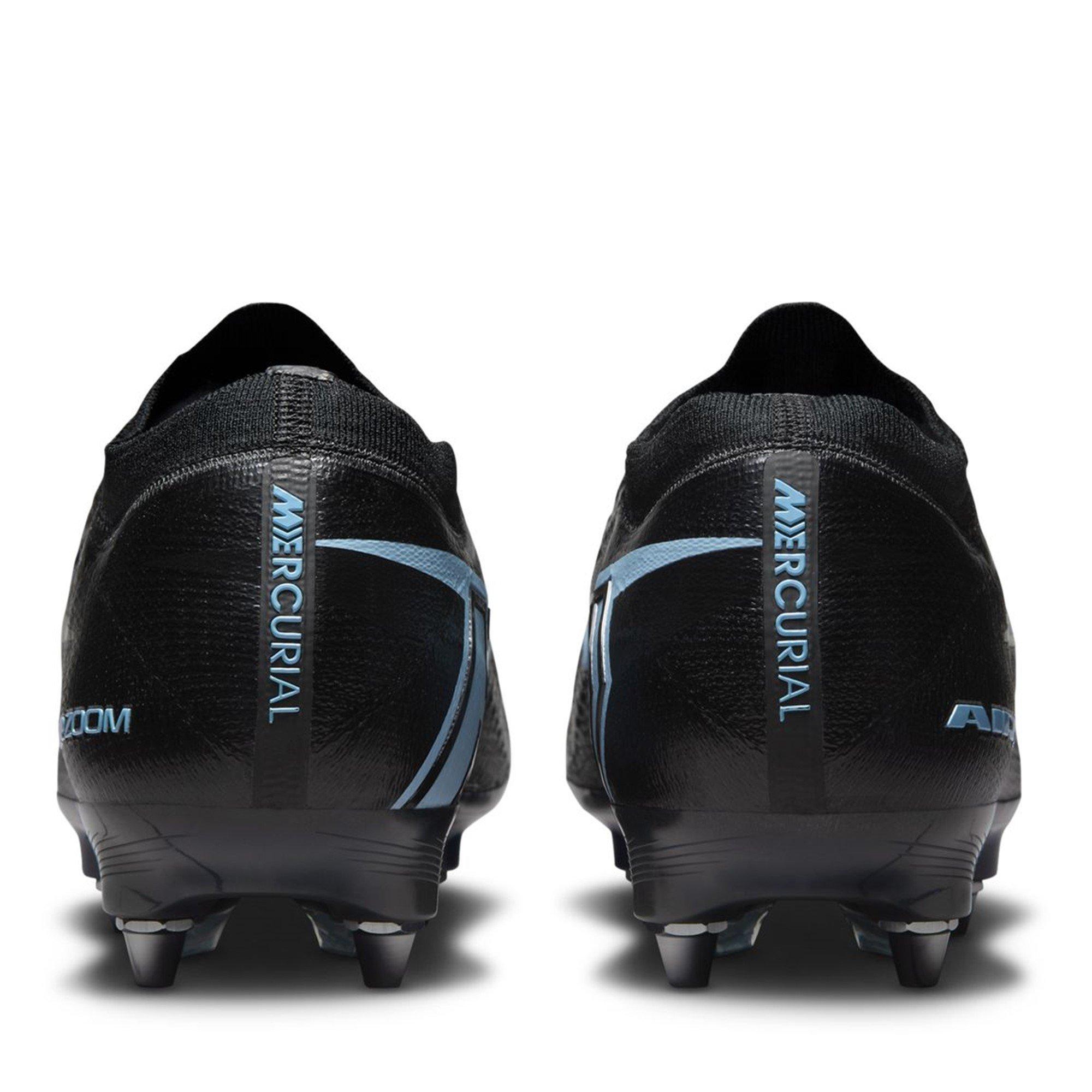 Preto/Azul - Nike - Mercurial Vapor 16 Elite Adults Soft Ground Football Boots - 5