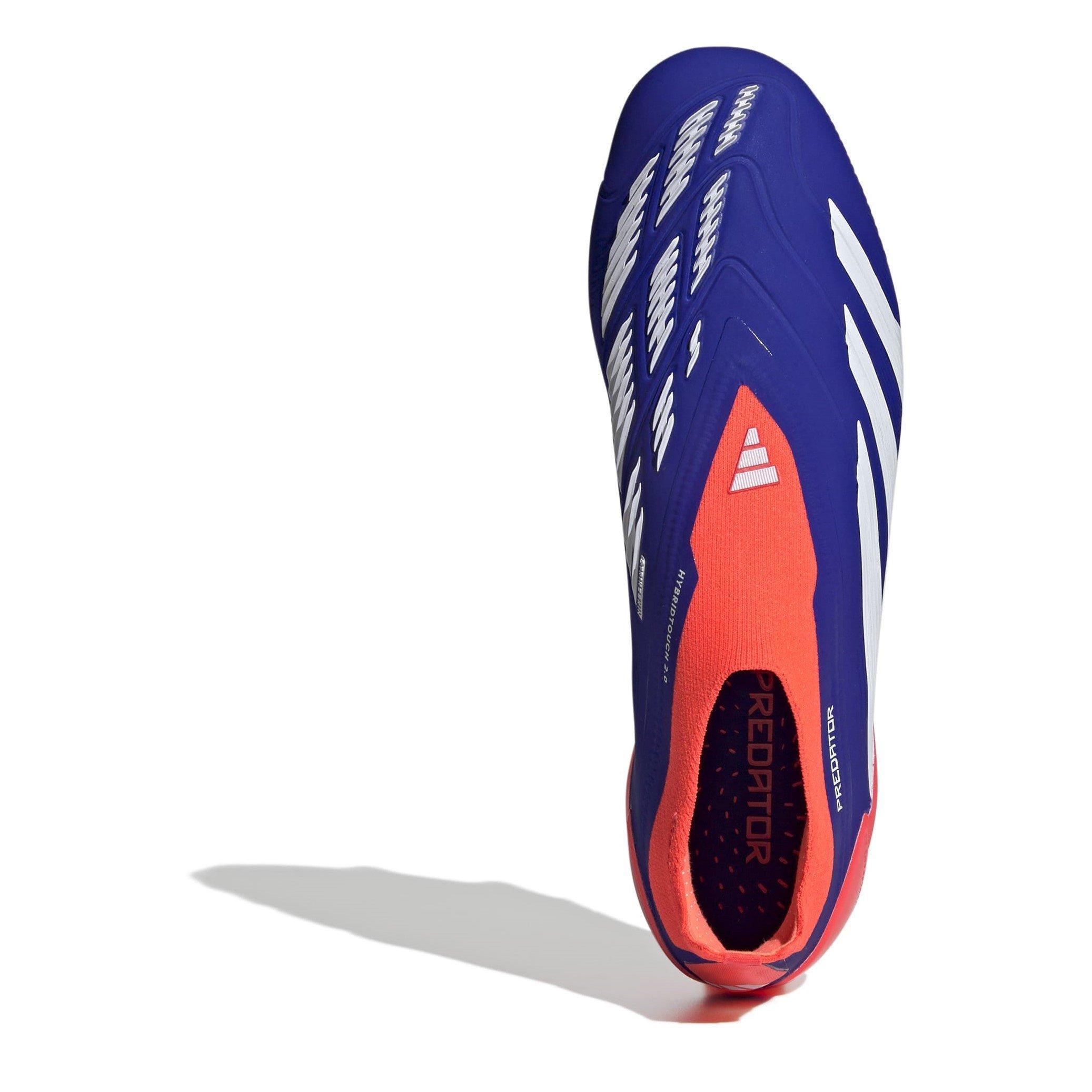 Blue/White/Red - adidas - Predator Elite Laceless Soft Ground Football Boots - 5